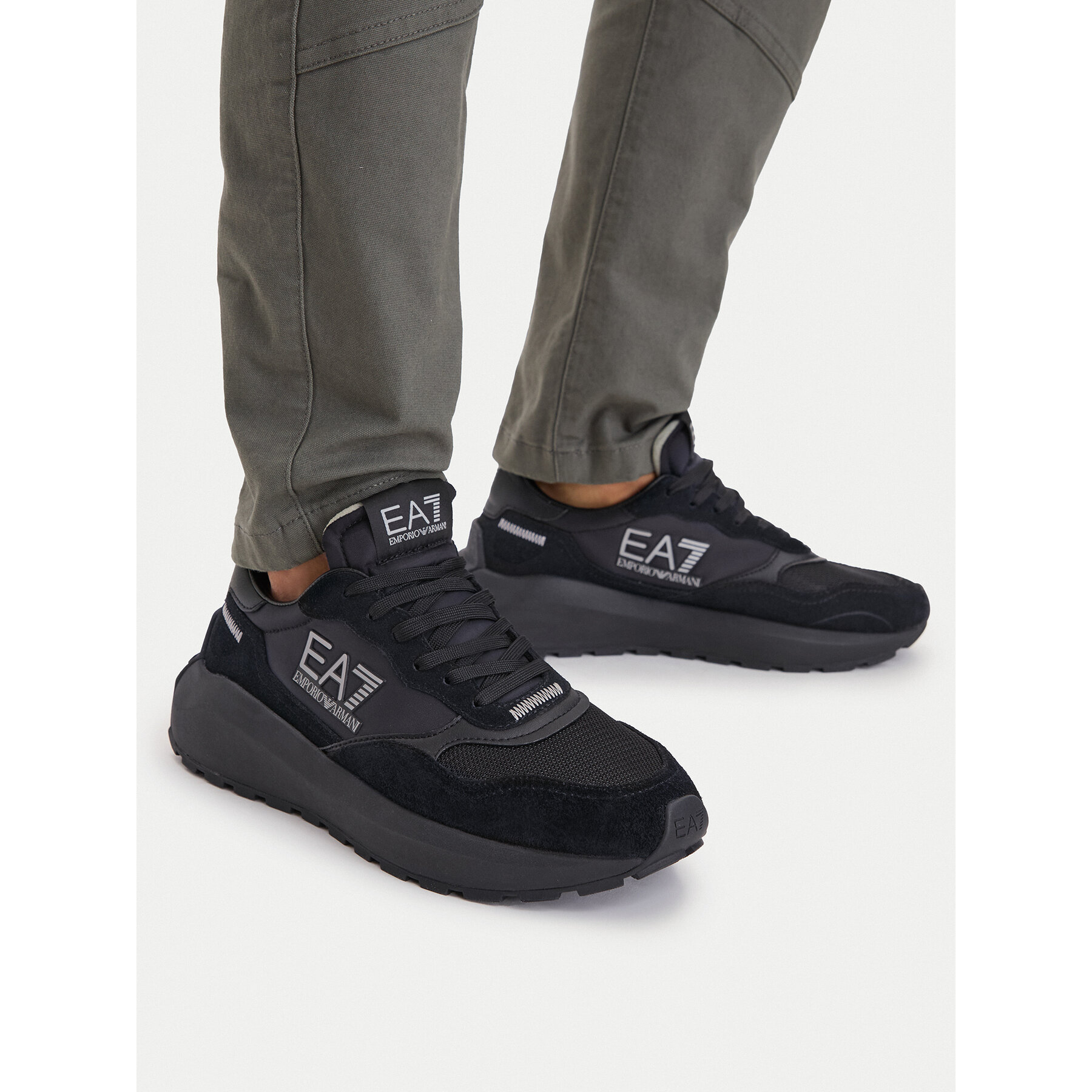 Sneakers EA7 Emporio Armani 7X000341 AF18616 MZ186 Negru