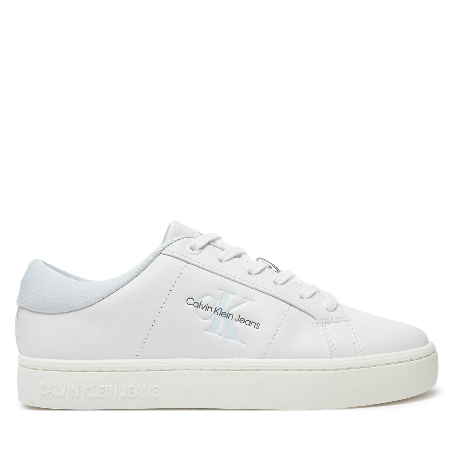Sneakers Calvin Klein Jeans Classic Cupsole Lowlaceup Lth Wn YW0YW01444 Vit