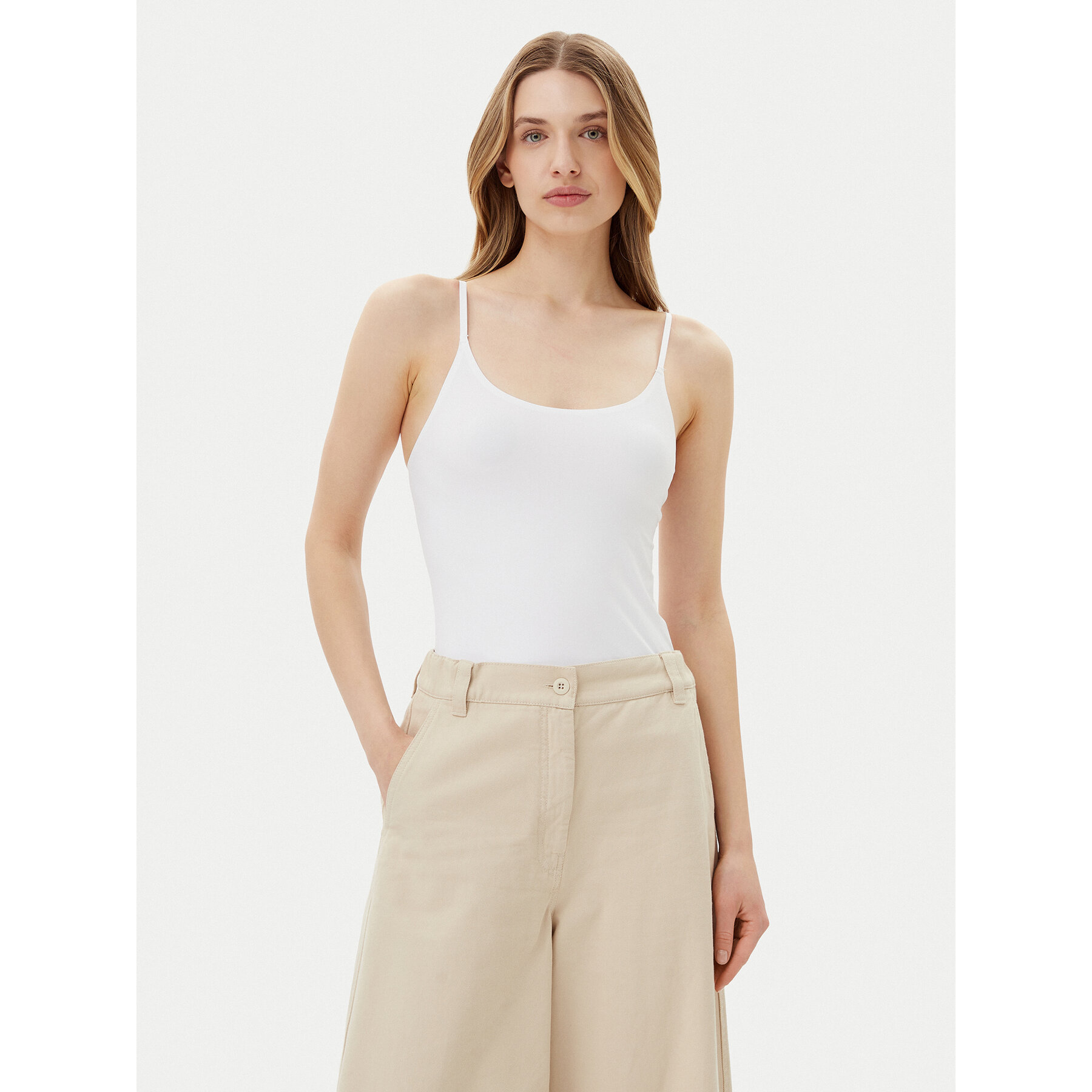 LAUREN RALPH LAUREN LAUREN RALPH LAUREN Τοπ 4L0186 Εκρού Slim Fit