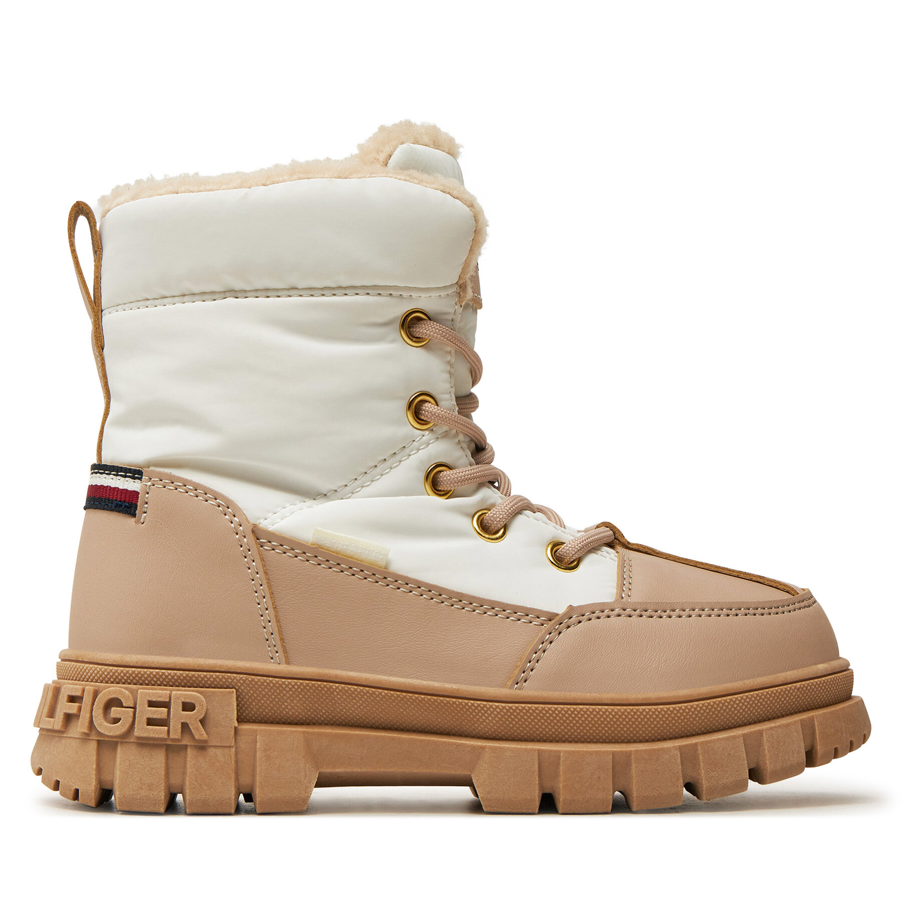 Bottes de neige Tommy Hilfiger Fur Boot T3A5-33609-1695 M Beige