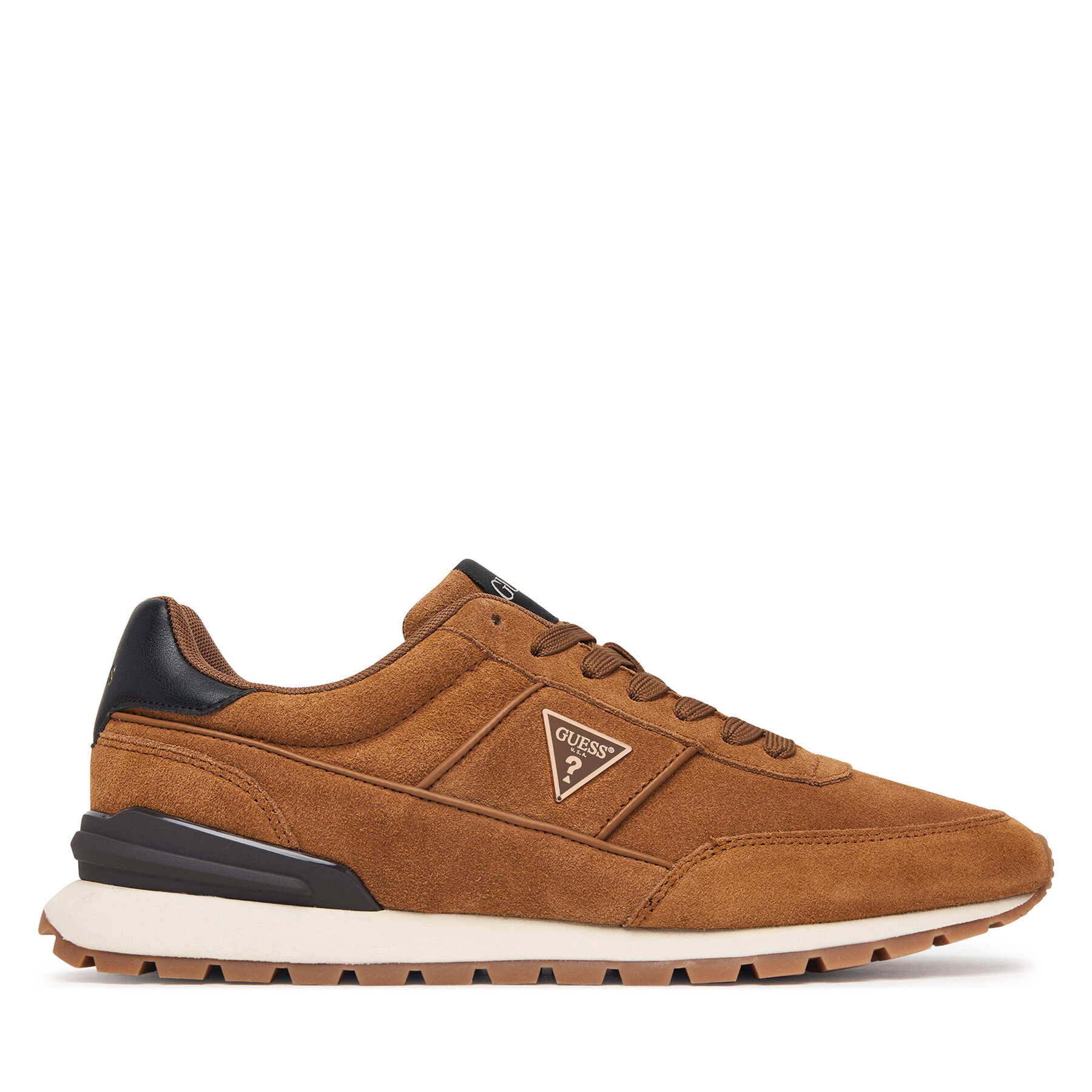 Sneakersy Guess FMFREX ELE12 Hnedá