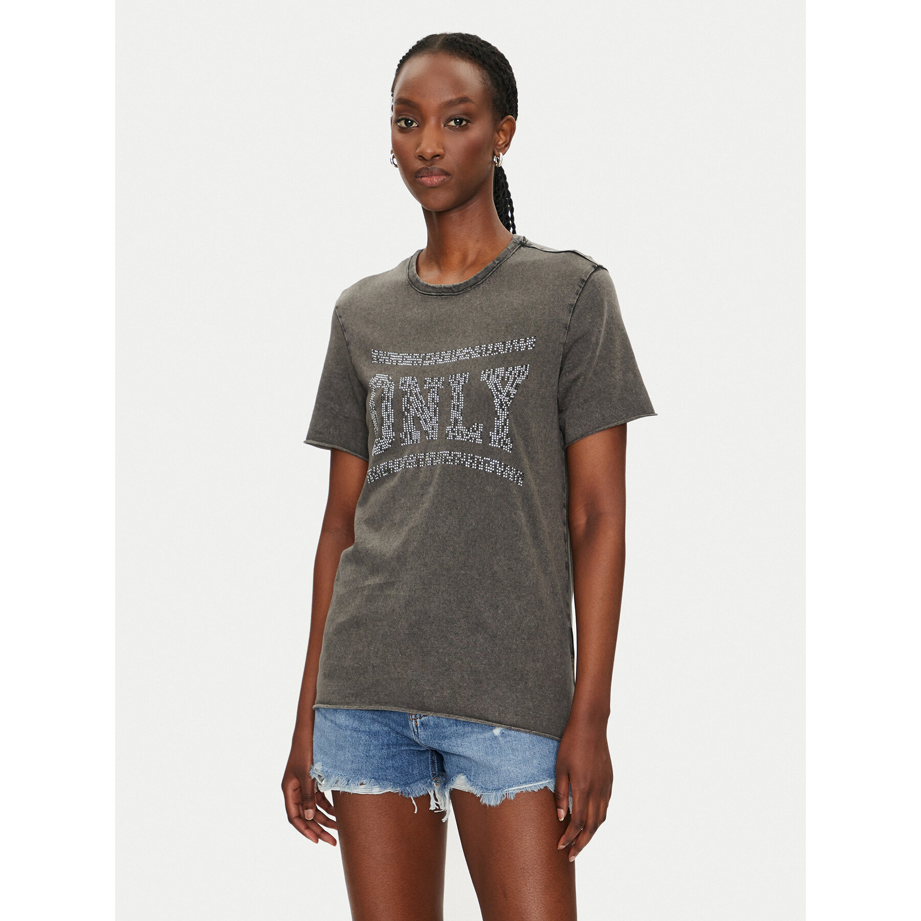 ONLY T-shirt Lucy 15332190 Nero Regular Fit