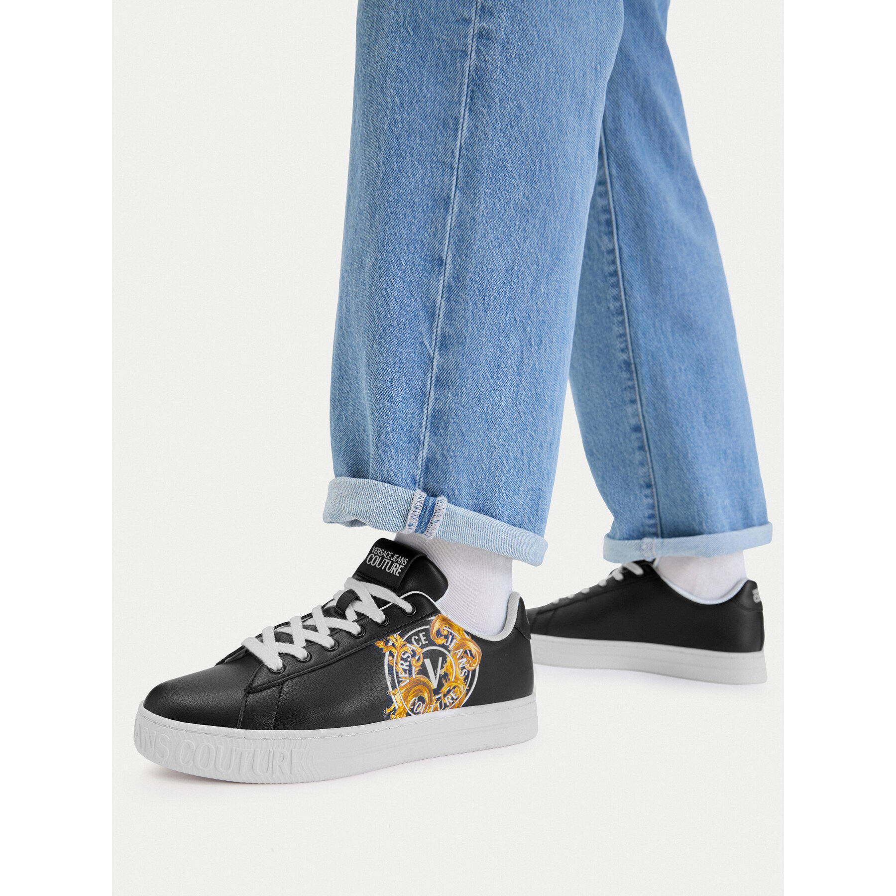 Superge Versace Jeans Couture 80VA3SK3 ZPB73 899 Črna