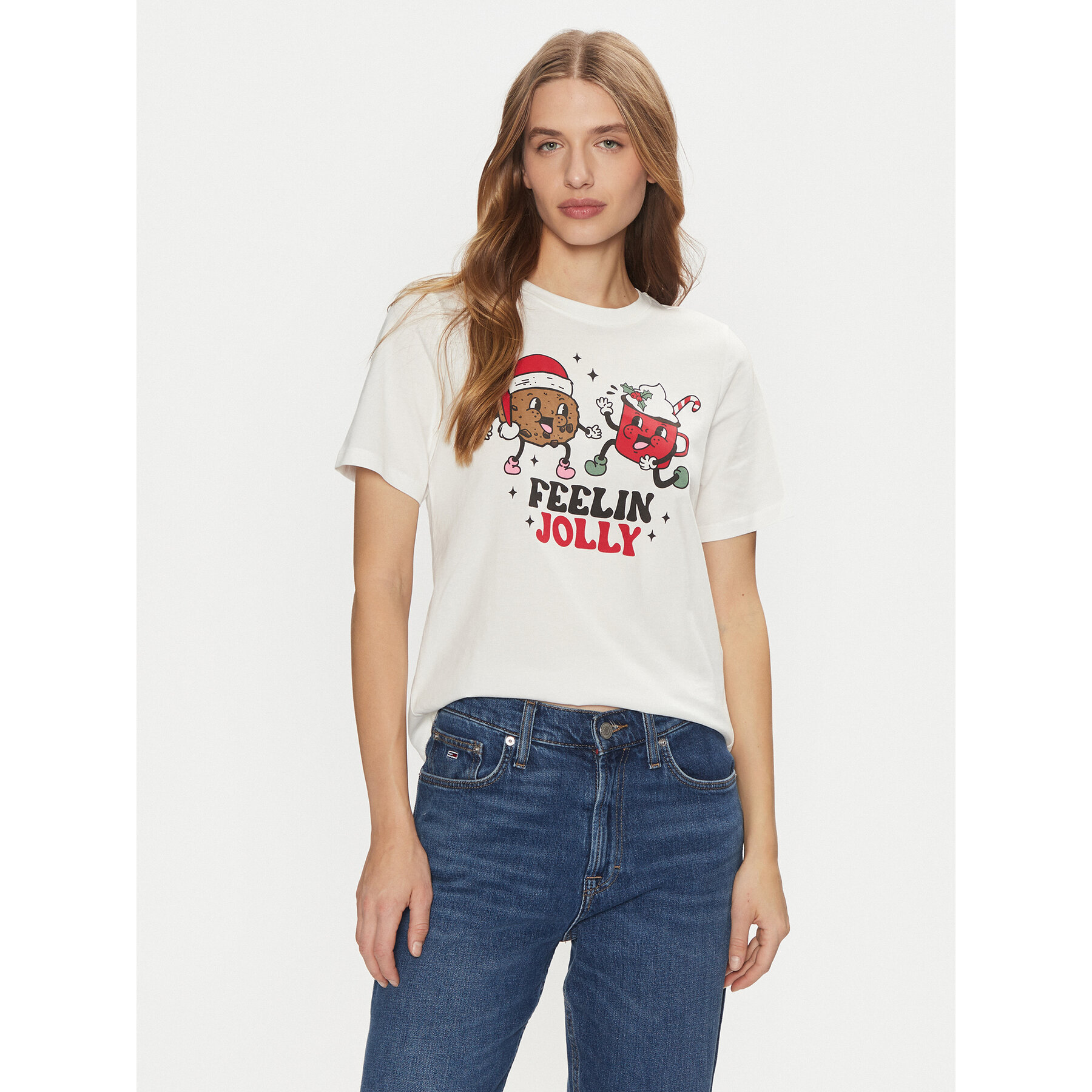 ONLY T-shirt Rosie 15332339 Bianco Regular Fit