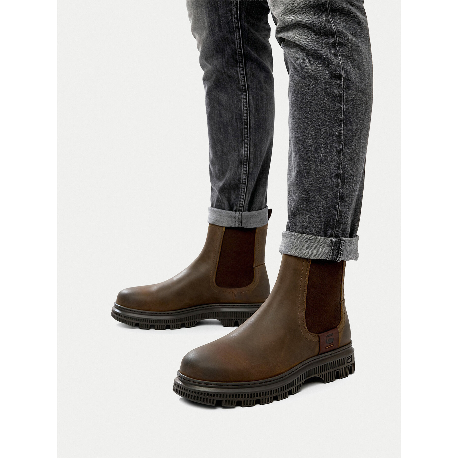 Chelsea cipele G-Star Raw CEO-HULK-04 MI24 Smeđa
