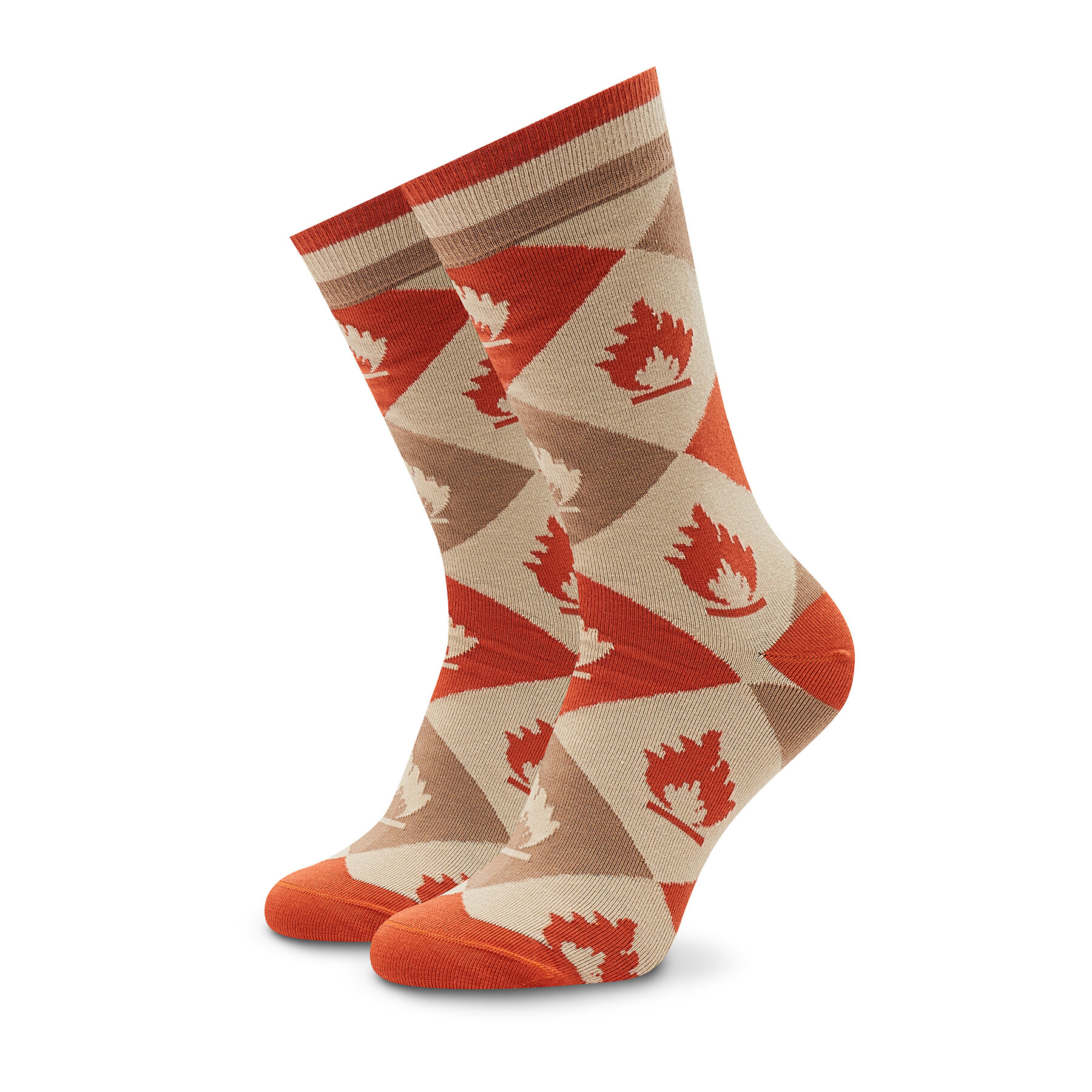 

Високі шкарпетки unisex Stereo Socks Blueprint Бежевий