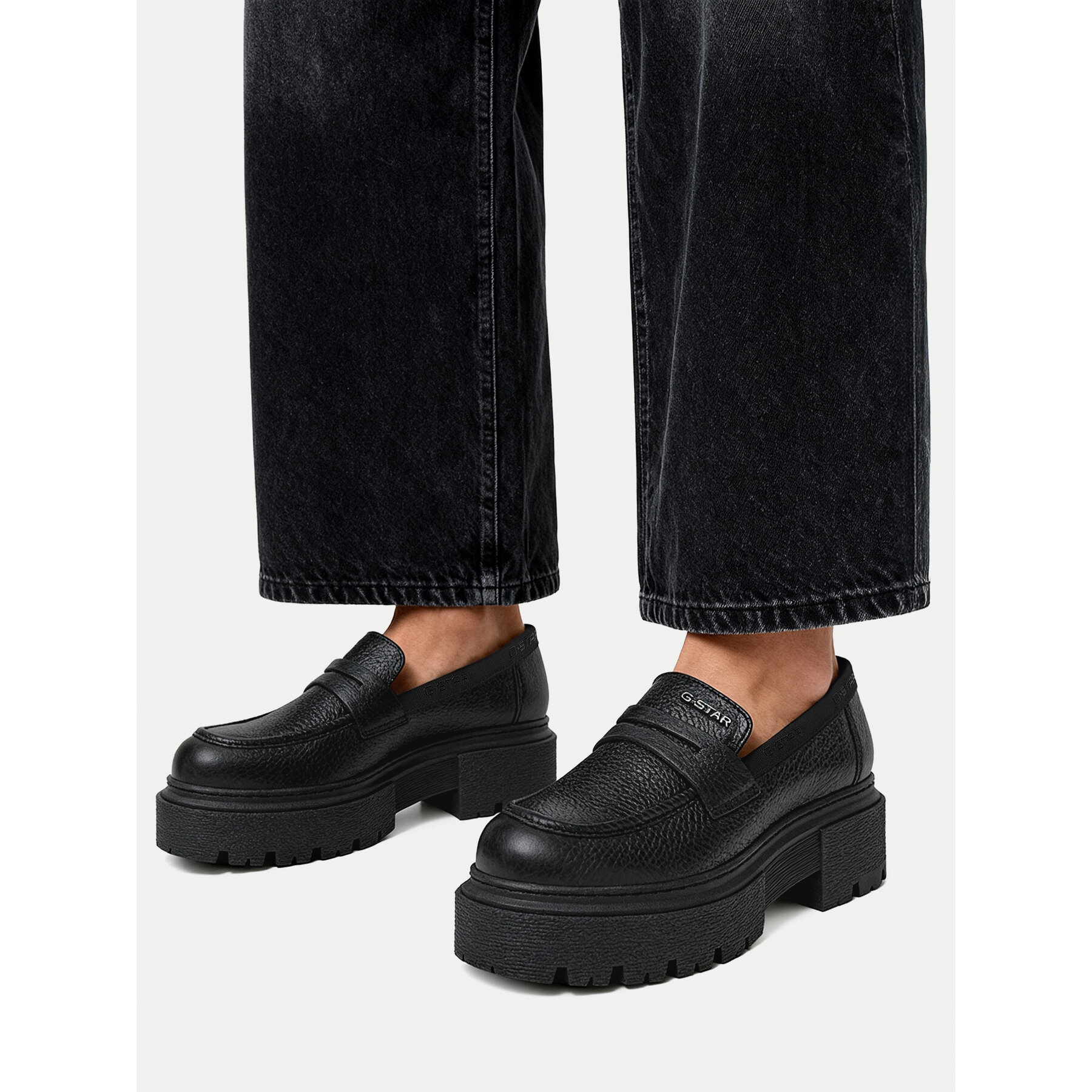 Loaferice G-Star Raw CEO-WB-ADELA-13 Crna