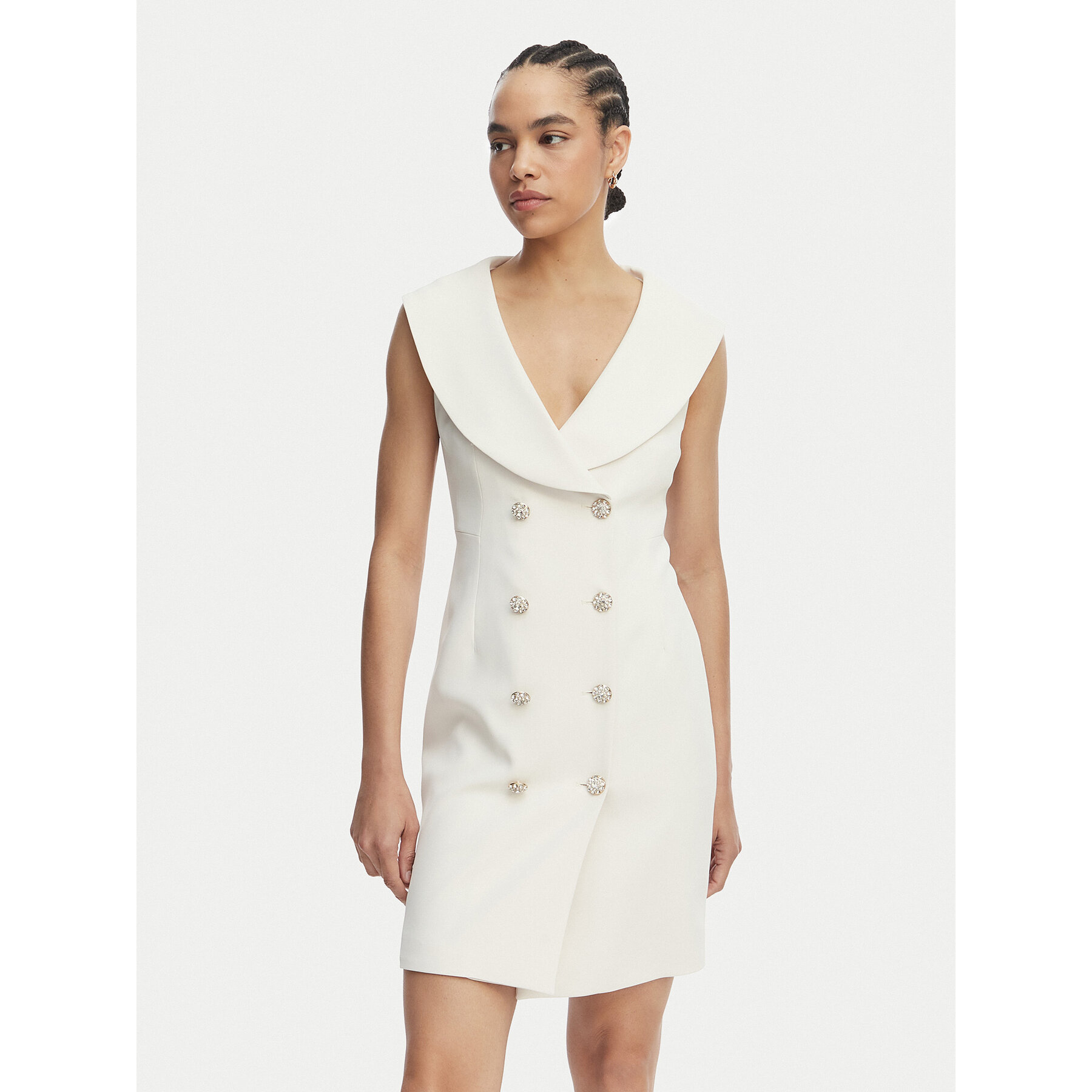 Artigli Coctailkleid ACAB004864 Creme Regular Fit