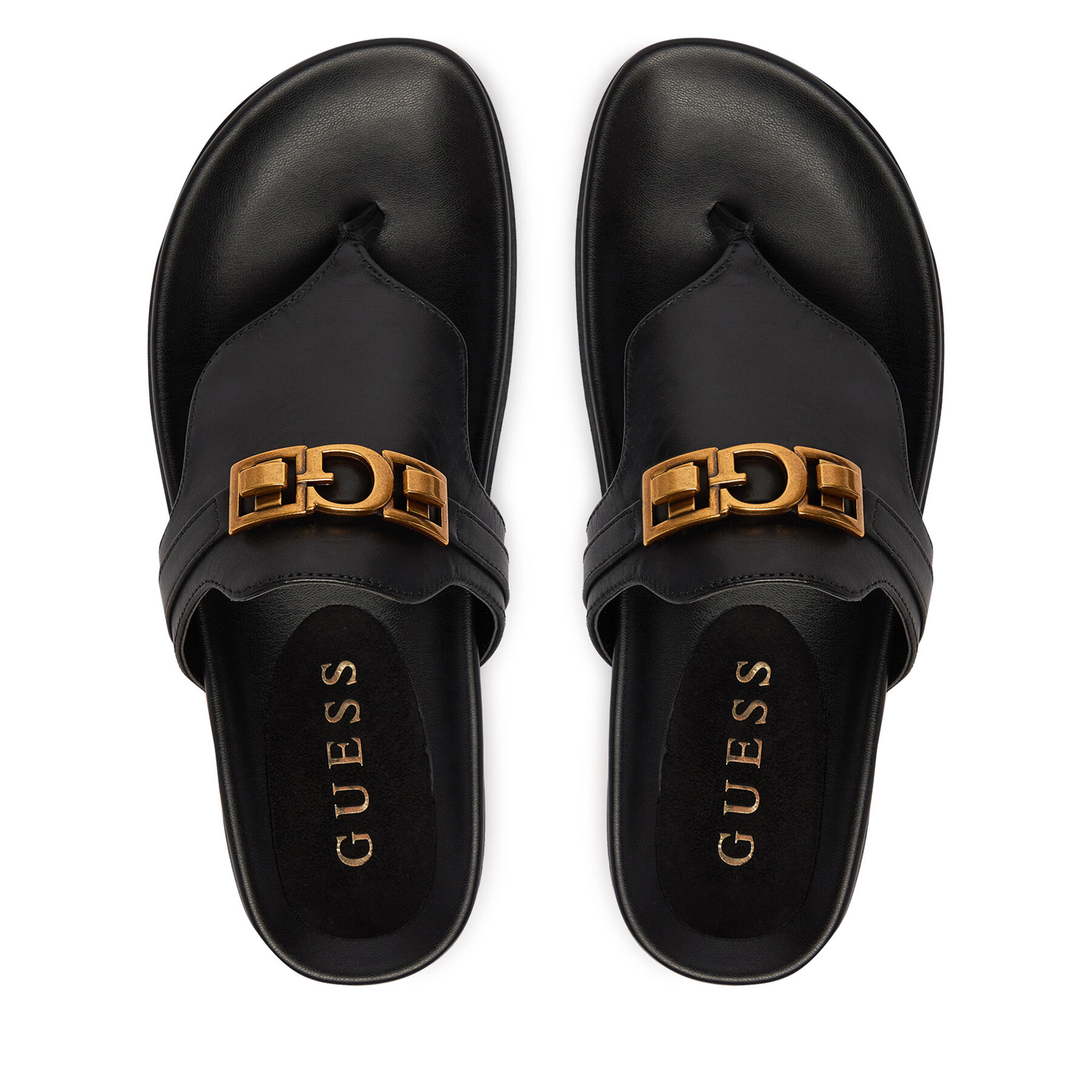 Джапанки Guess FLJFRR LEA03 Черен