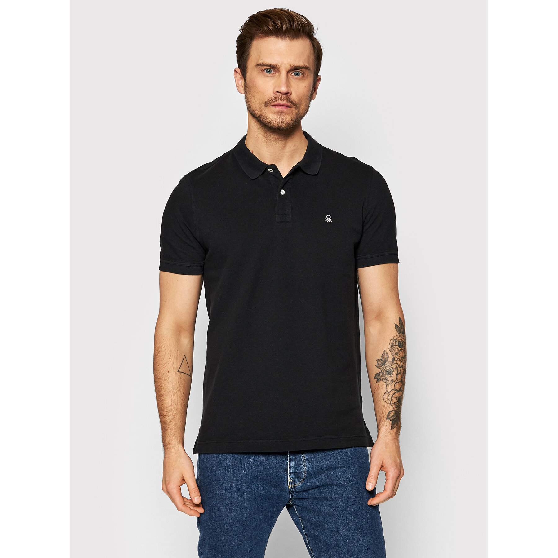 United Colors Of Benetton Polo 3089J3179 Nero Regular Fit