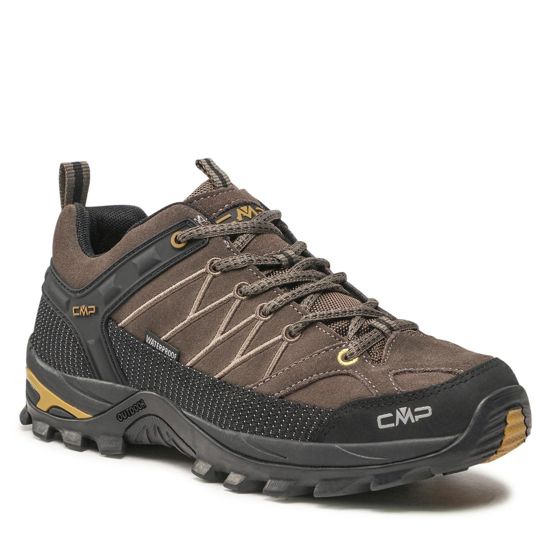 Cmp Uomo Scarpe Da Trekking Rigel Low Trekking Shoes Wp 3Q13247 Fango Q906 Marrone Taglia 39