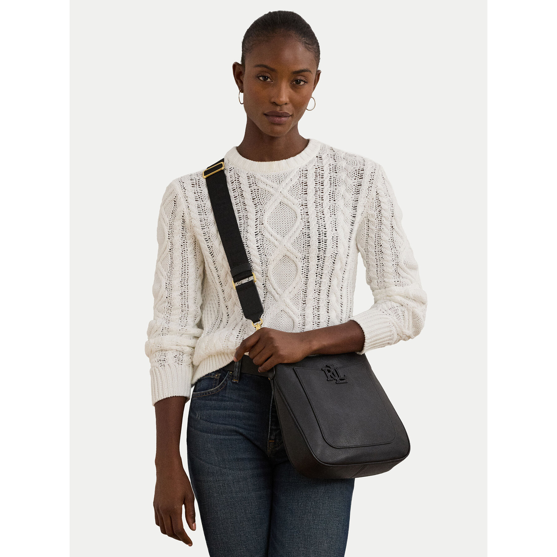 Дамска чанта LAUREN RALPH LAUREN 431970152001 Черен