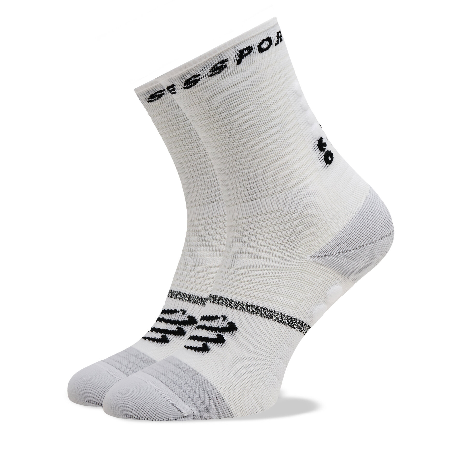 Calcetines altos unisex Compressport Pro Marathon V 2.0 SMCU3780002 Blanco