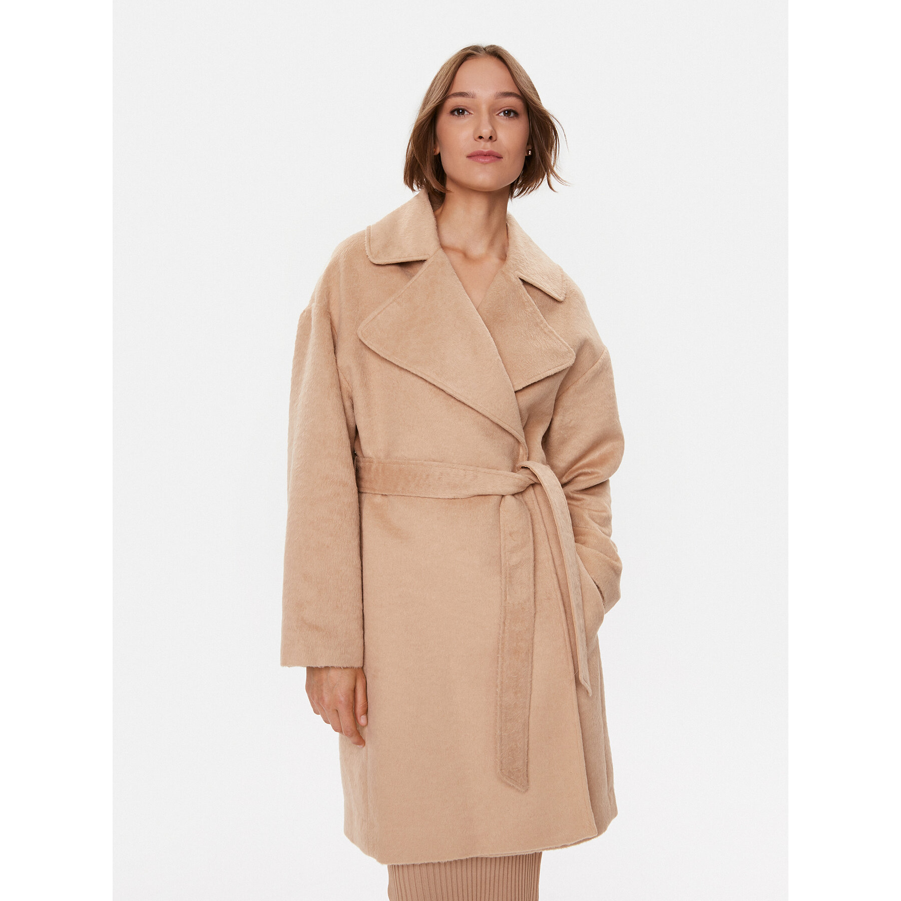 Guess Übergangsmantel W3BL38 WFR22 Beige Regular Fit