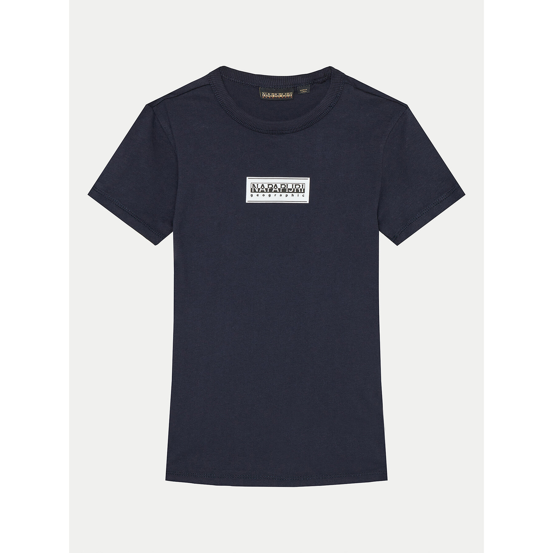 Napapijri T-shirt Chamois NP0A4HYL D Tamnoplava Regular Fit