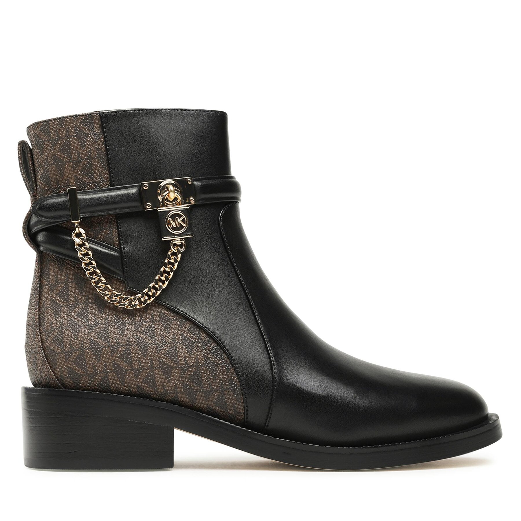 Dámske Členková obuv MICHAEL Michael Kors, Rozmer: 37, Čierna, Hamilton Flat Bootie 40F3HAME6L