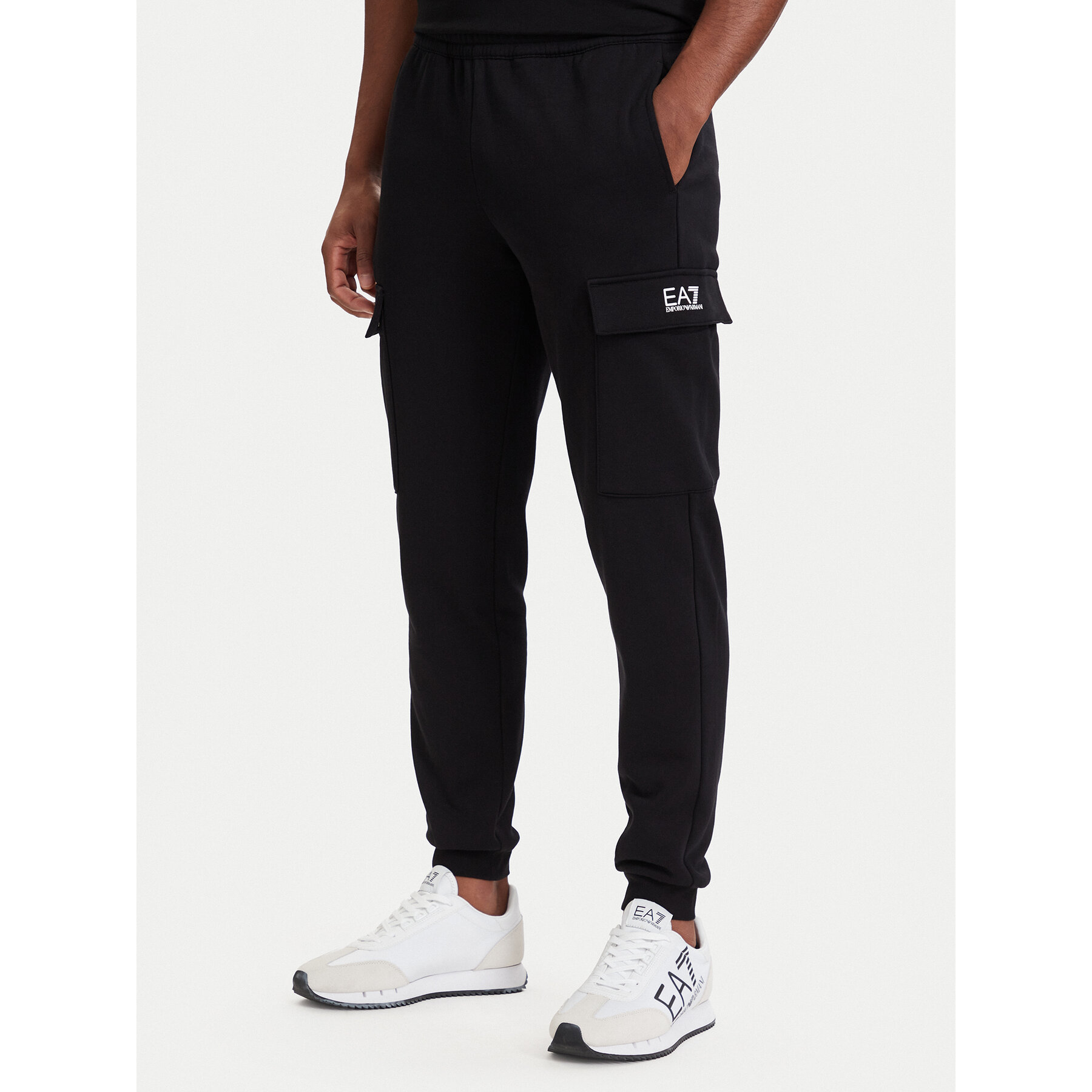 EA7 Emporio Armani Jogginghose 8NPP68 Pjvtz 1200 Schwarz Regular Fit