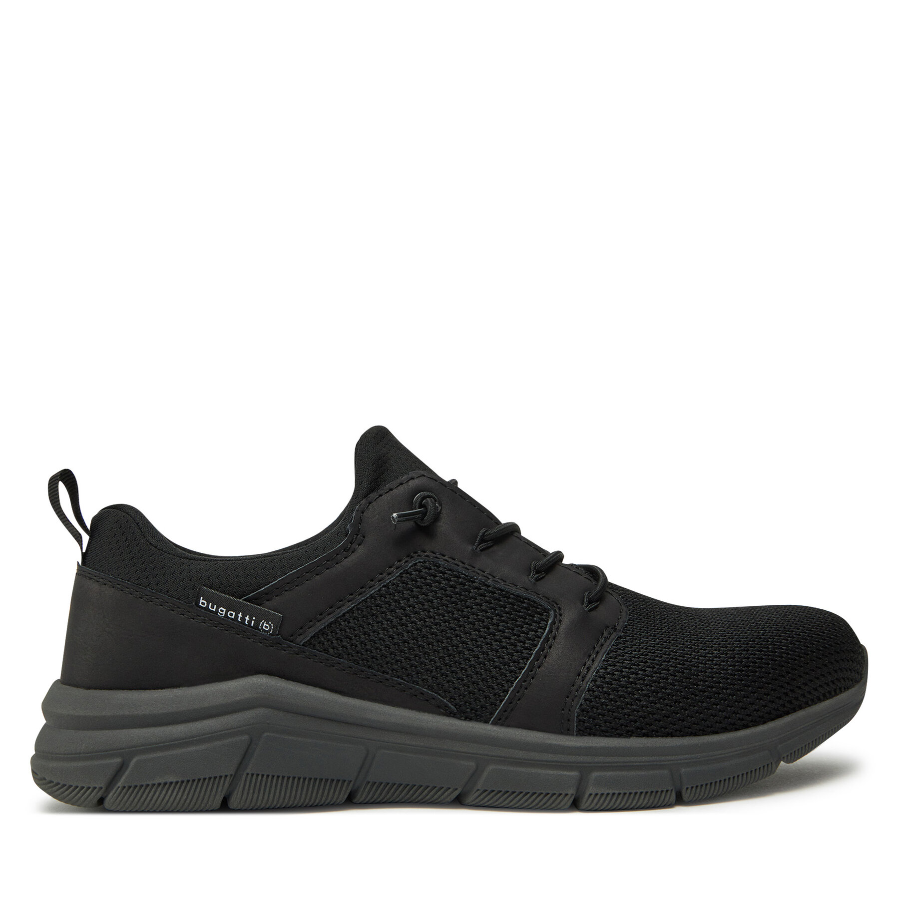 Męskie Bugatti Sneakersy, Rozmiar 40 Czarny 345-AFA65-6900