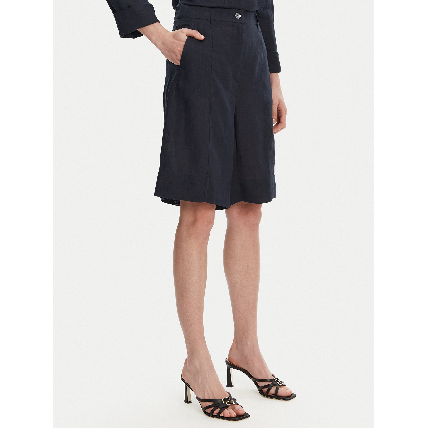 Marella Bermudahose Pireo 2513141044 Dunkelblau Relaxed Fit