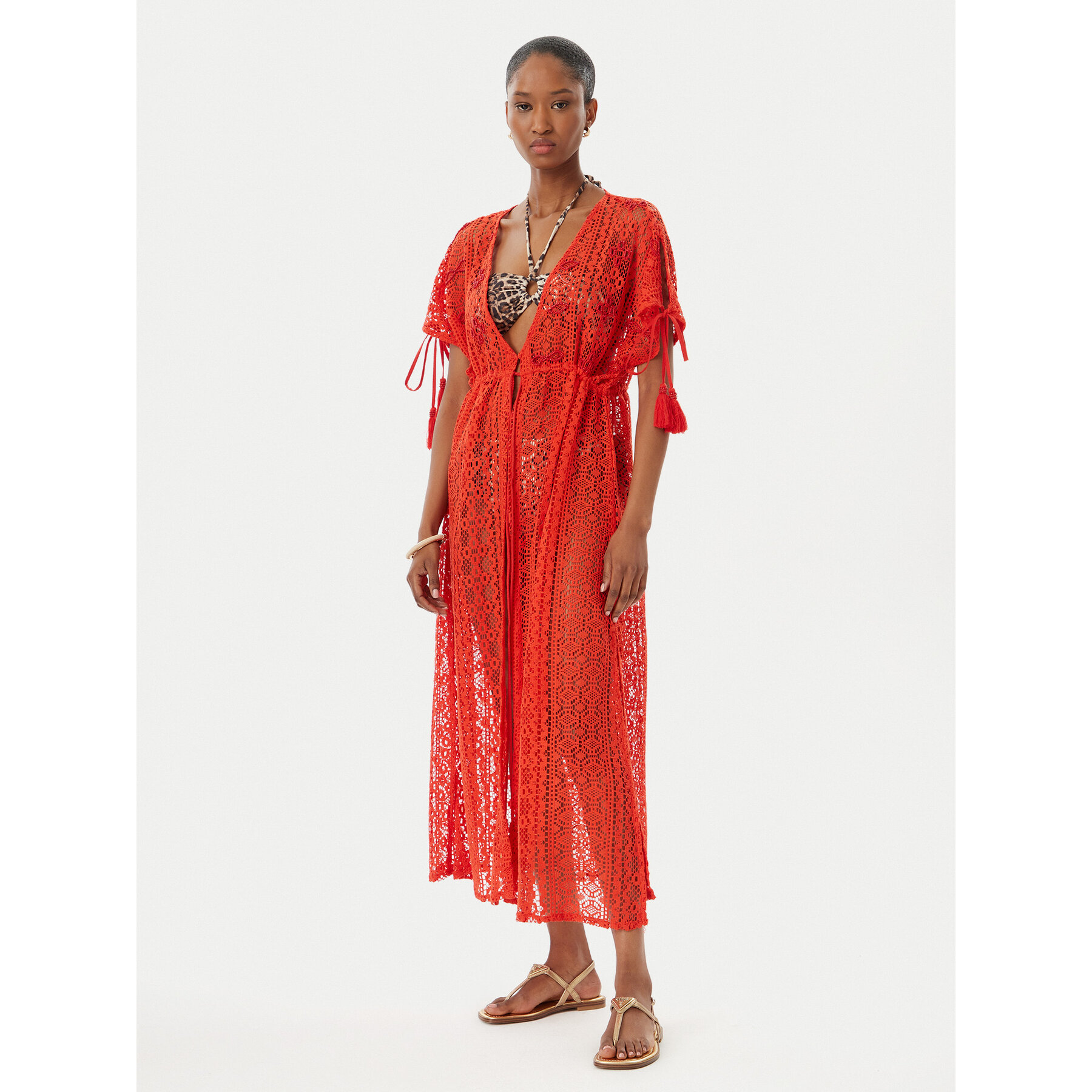 Iconique Strandkleid Temptation IC26-119 Rot Regular Fit
