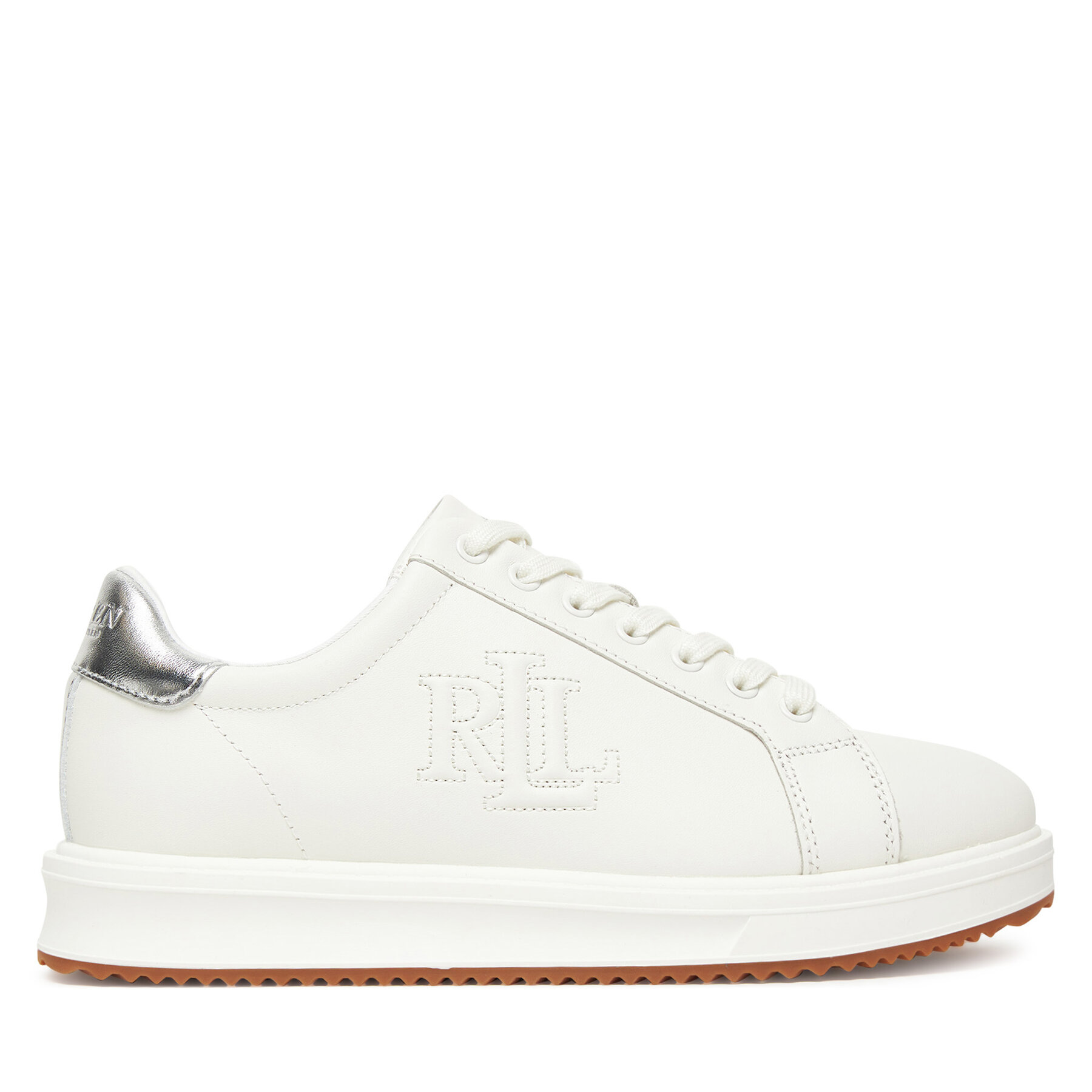 Sneakersy LAUREN RALPH LAUREN Ainsley Sk Ltl 802974379001 Biela