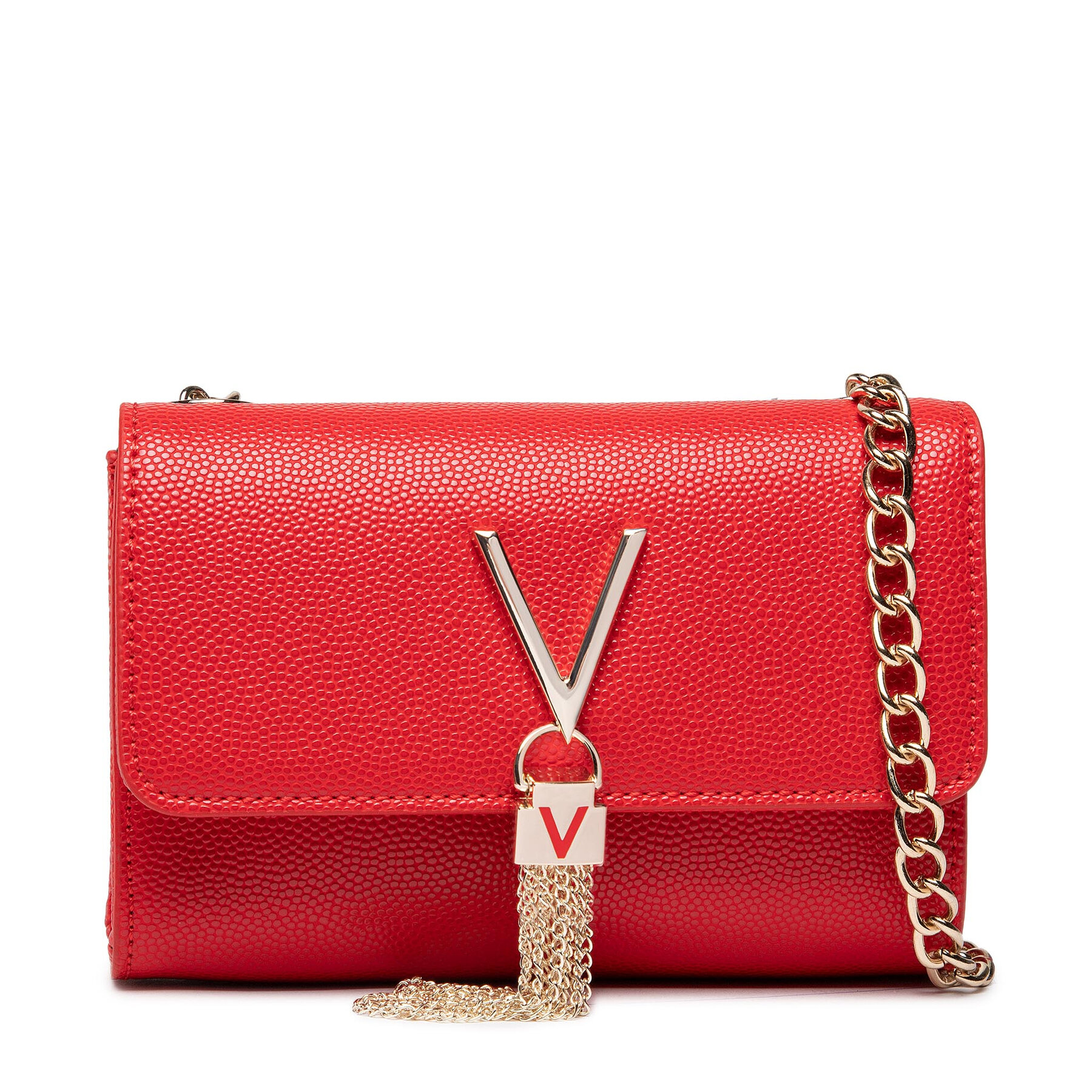 Ročna torba Valentino Divina VBS1R403G Rosso
