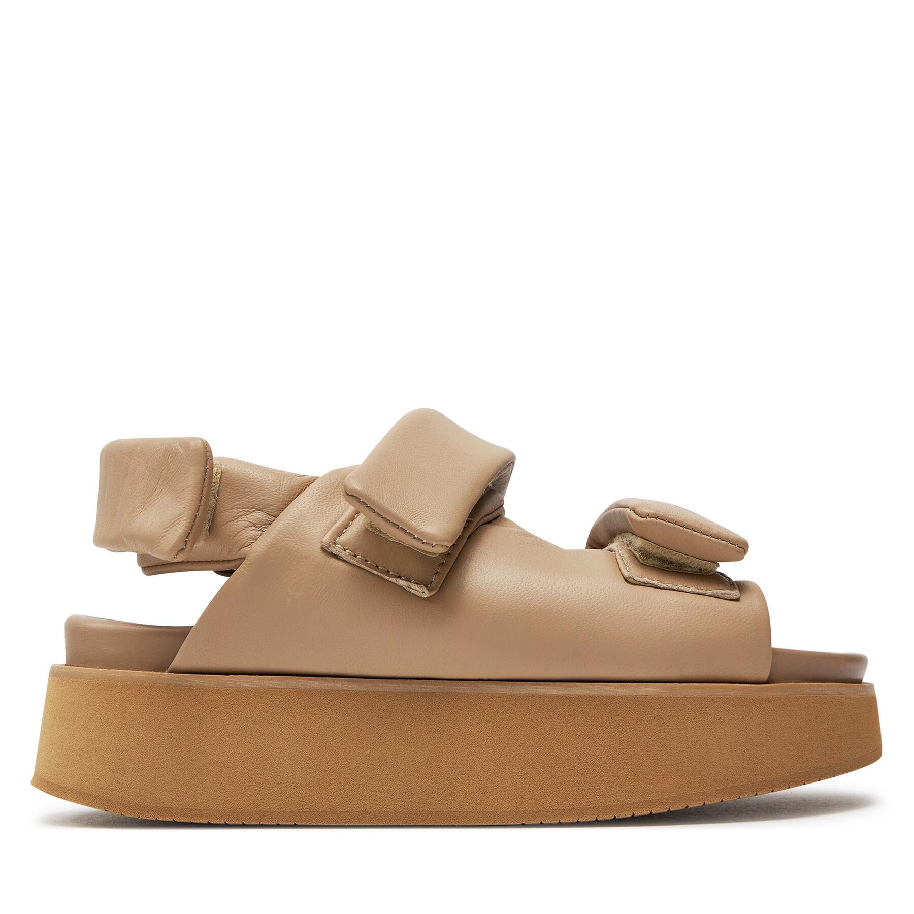 Sandaler Inuikii Velcro 70106-150 Beige