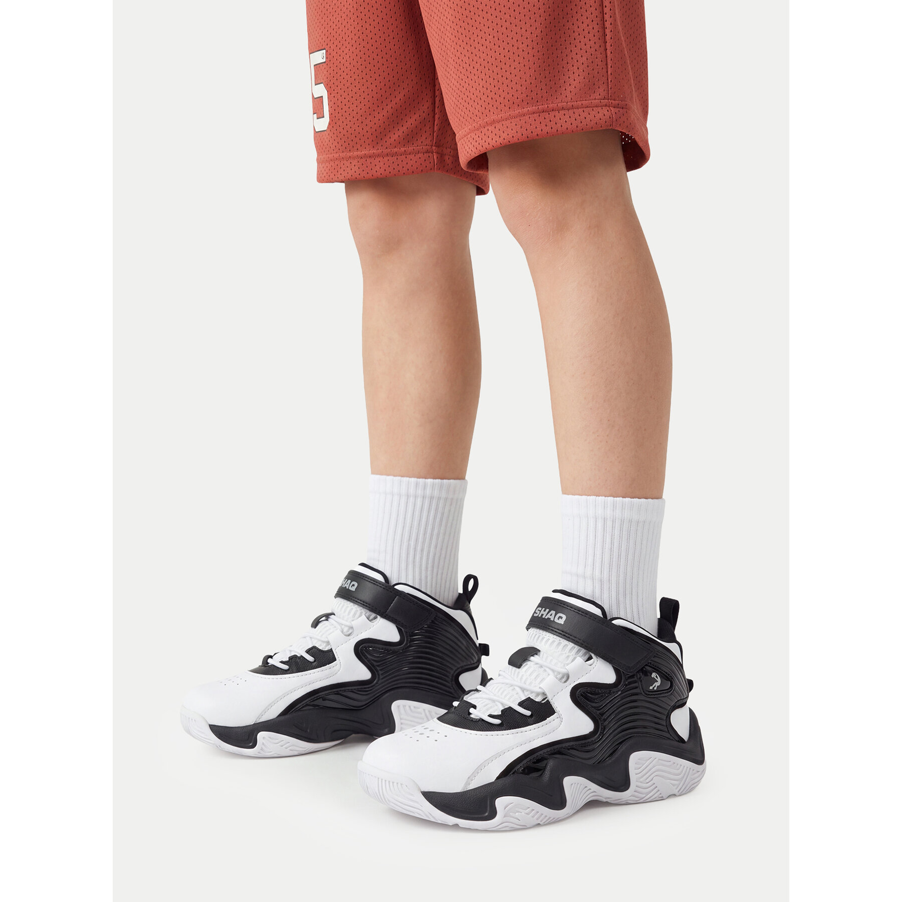 Basketbalové topánky SHAQ EO-DEVASTATOR 3.0 AQ95078Y-BWZ Biela