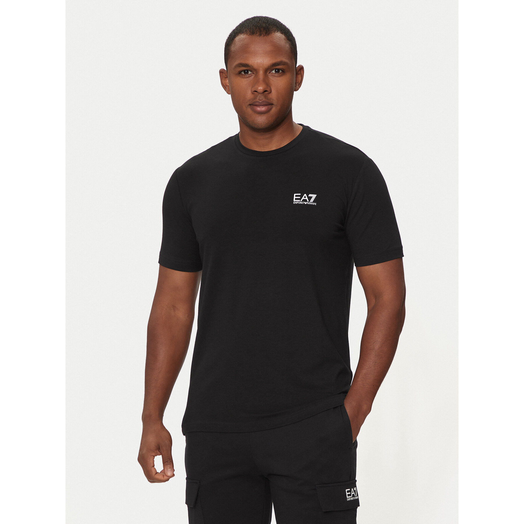 Ea7 Emporio Armani Férfiak Fekete Póló 8Npt26 Pjvqz 1200 Regular Fit