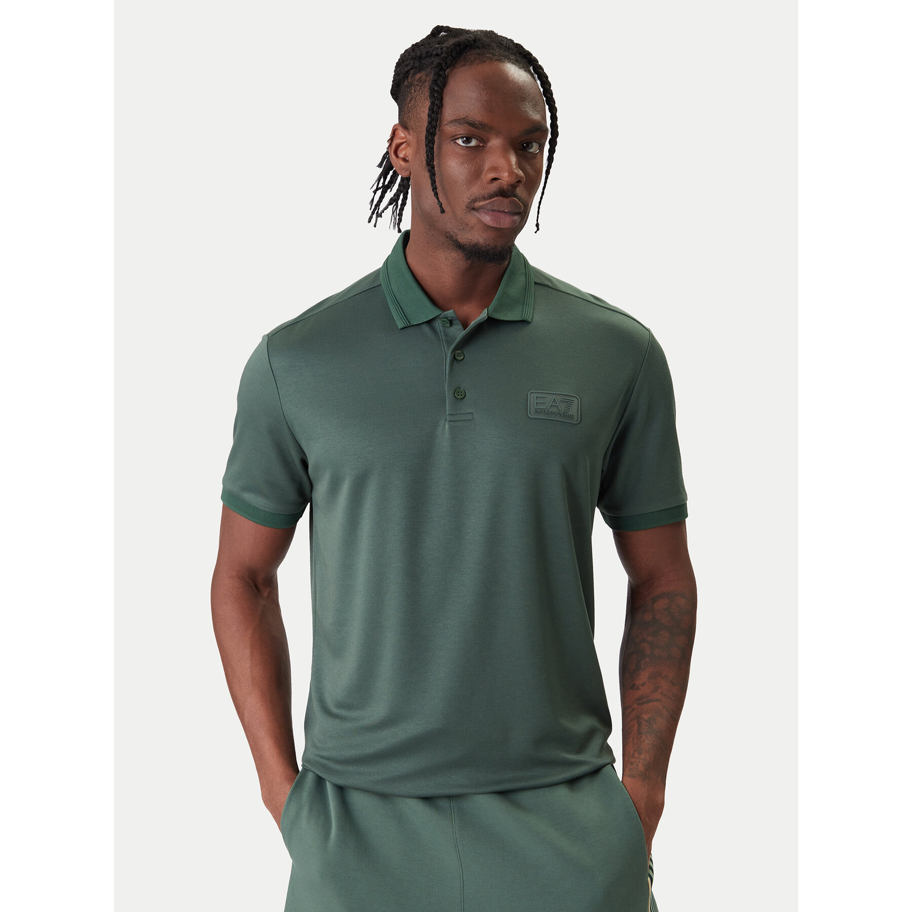 EA7 Emporio Armani Poloshirt 7M001359 AF13862 U7260 Grün Slim Fit