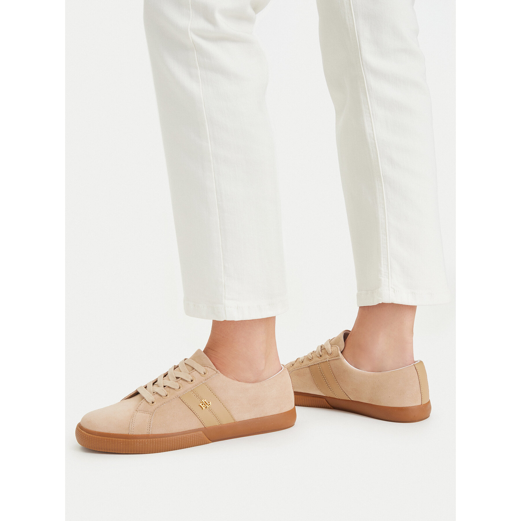 Tenisice LAUREN RALPH LAUREN Janson II 802868344008 Bež