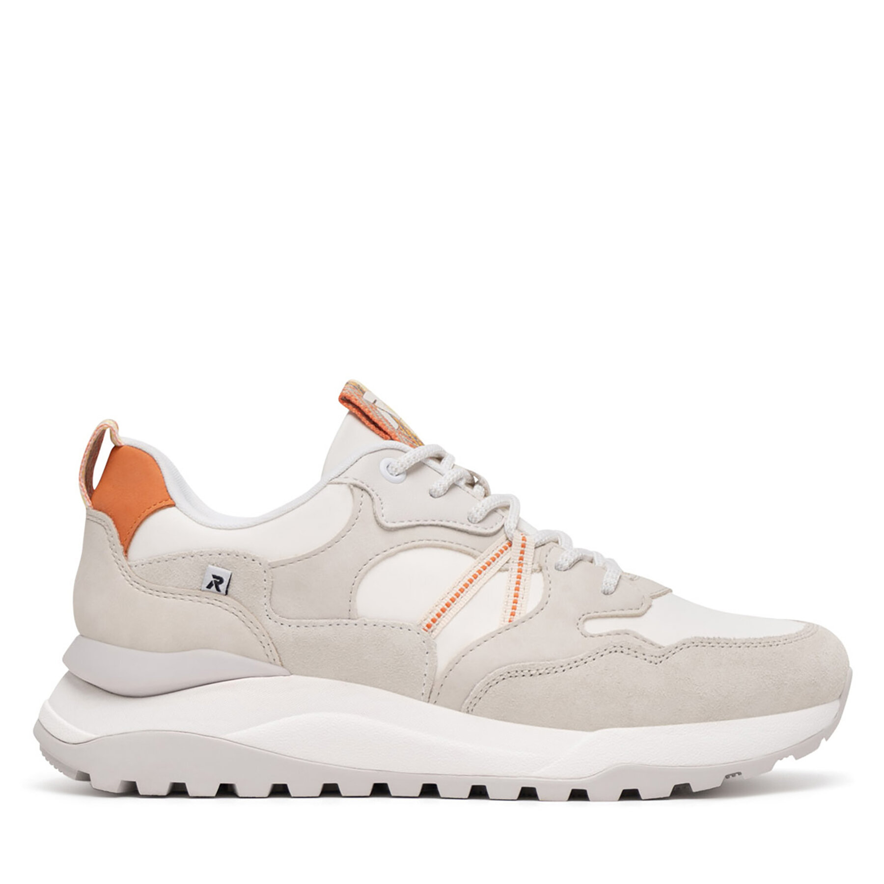 Sneakersy Rieker Revolution Lifestyle W2501-80 Béžová