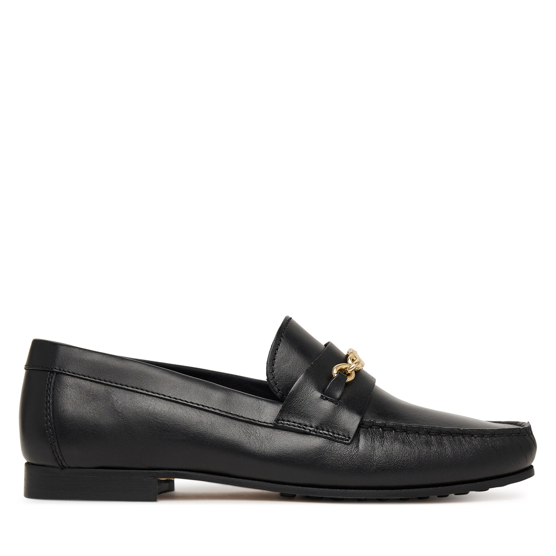 Lordsy Tommy Hilfiger Th Chain Leather Loafer FW0FW08956 Čierna