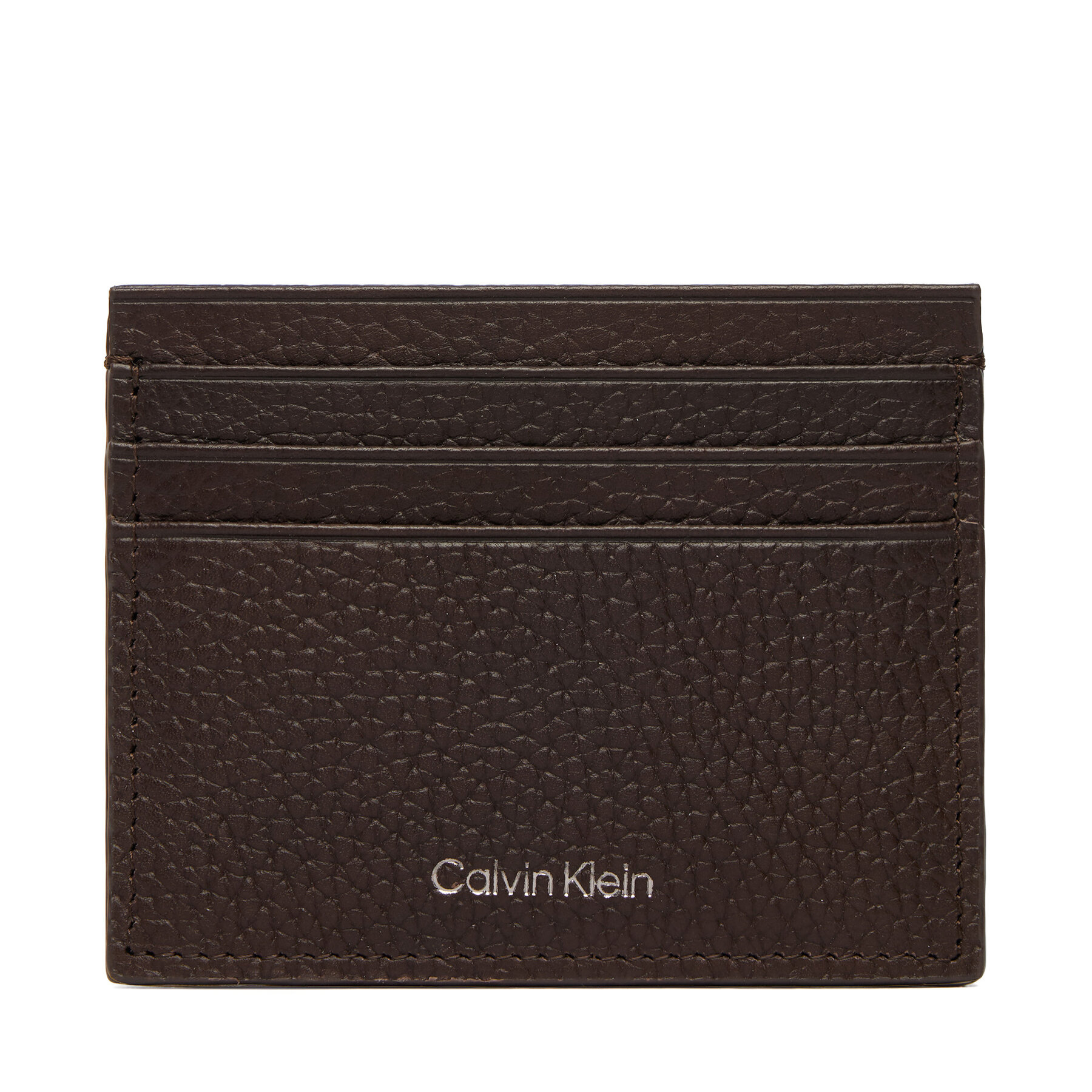 Etui za kreditne kartice Calvin Klein LV04D1060G Tamno smeđa