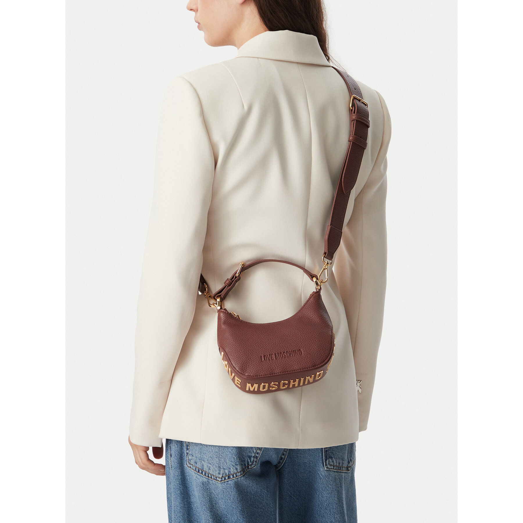 Torbica LOVE MOSCHINO JC4019PP1PLT0200 Smeđa