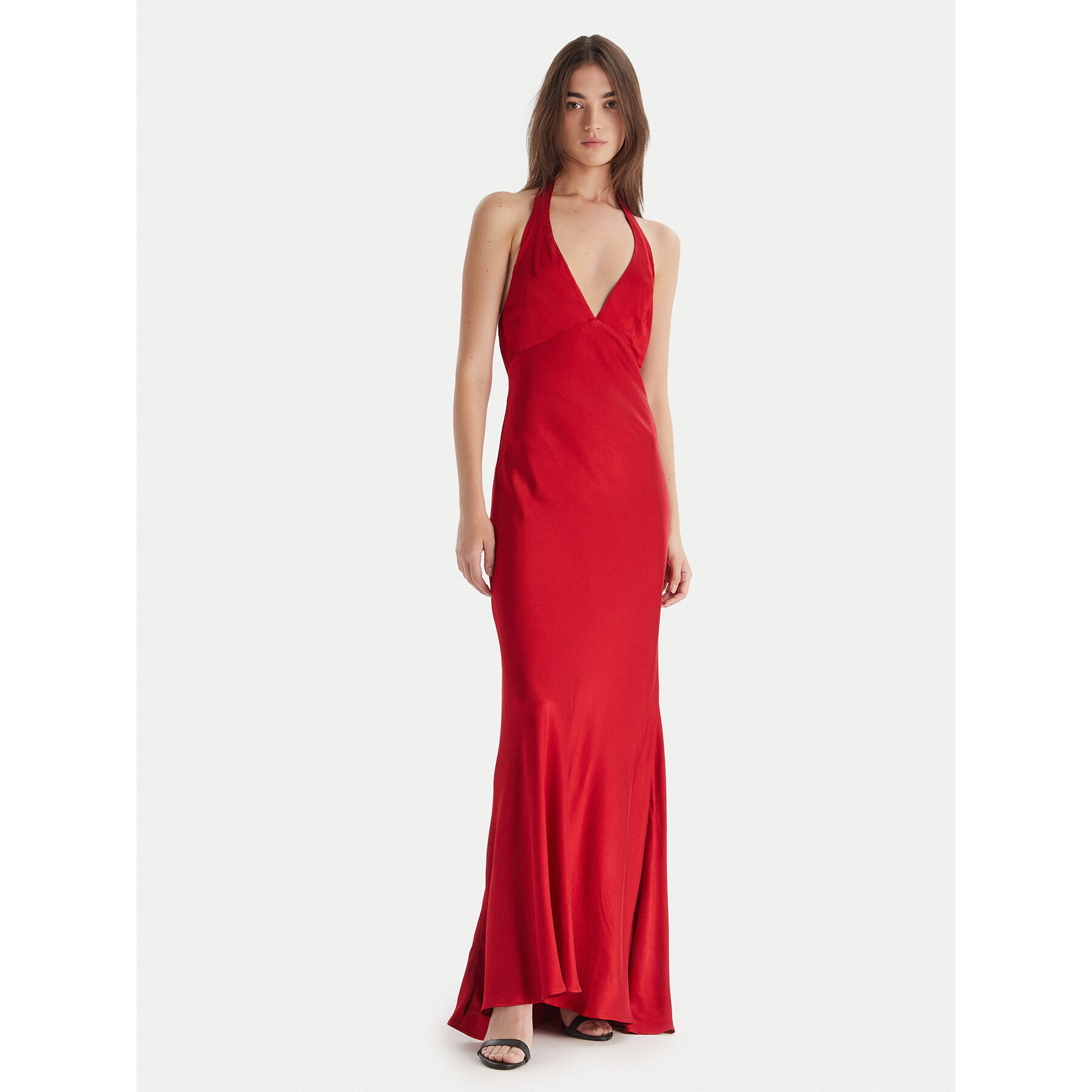 Bardot Abendkleid Magdalene 60125DB Rot Regular Fit
