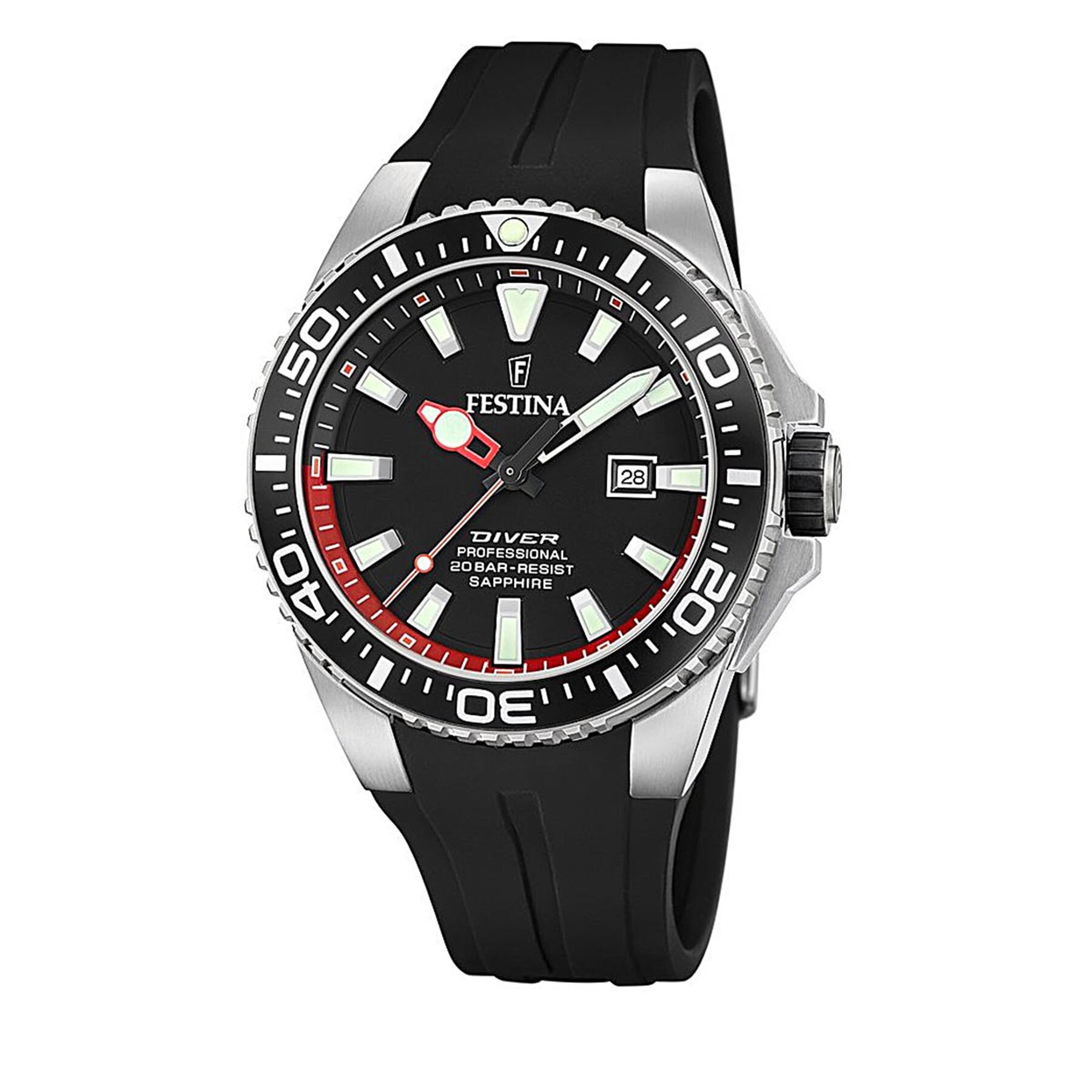 

Годинник Festina 20664/3 Czarny, Чорний