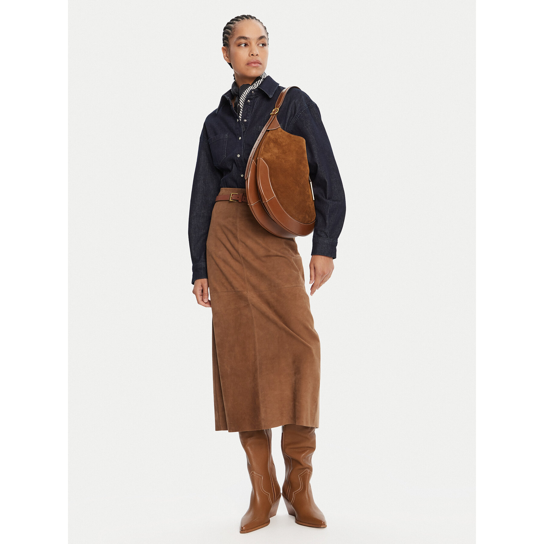 Ročna torba Polo Ralph Lauren 428938748001 Rjava