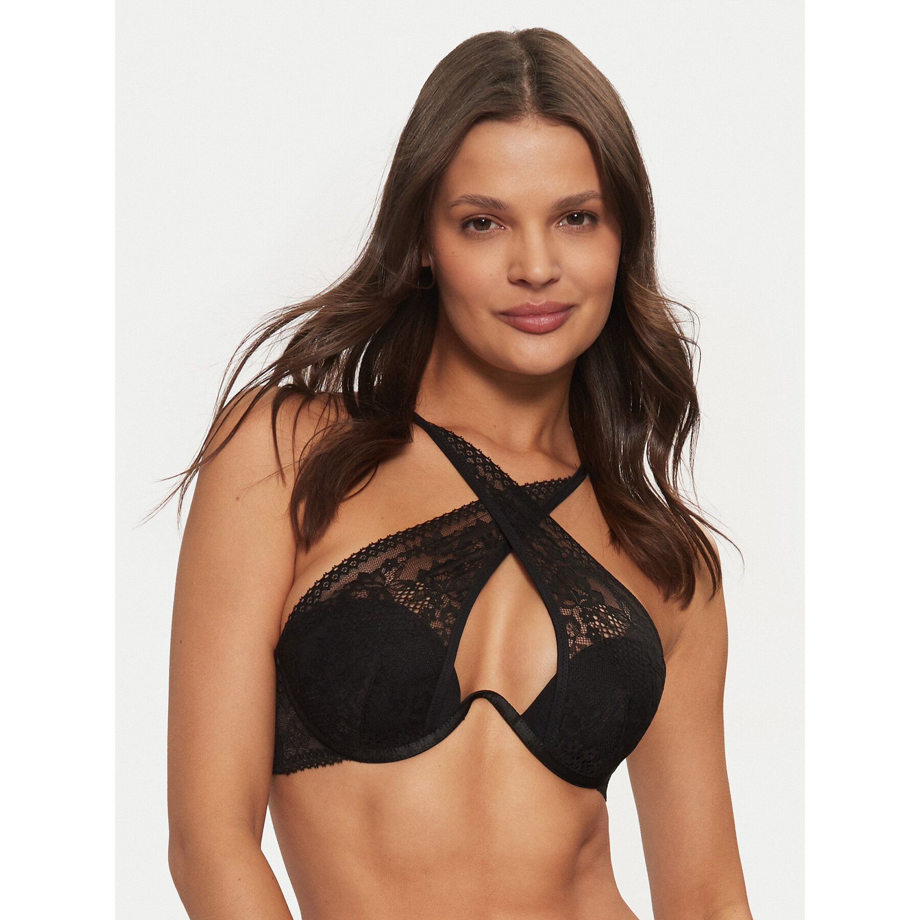 Hunkemöller Reggiseno con ferretto Vera 206278 Nero