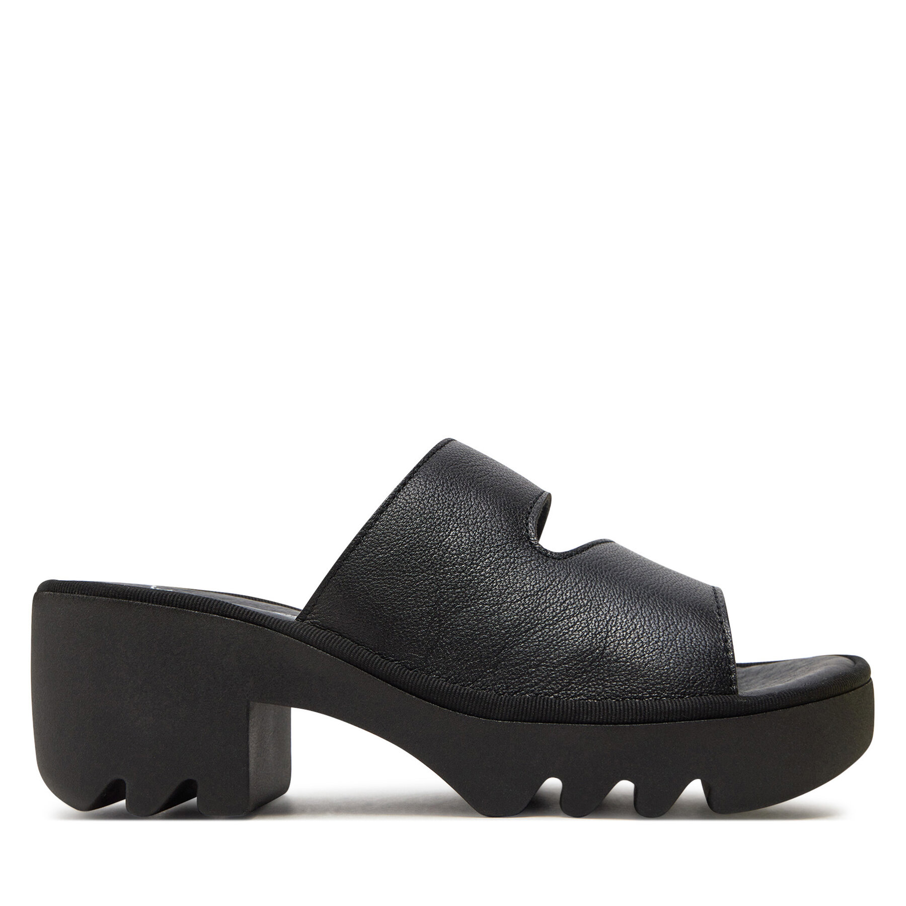 Damen Pantoletten Fly London, Schuhgröße 41, Schwarz, Techfly P501493004