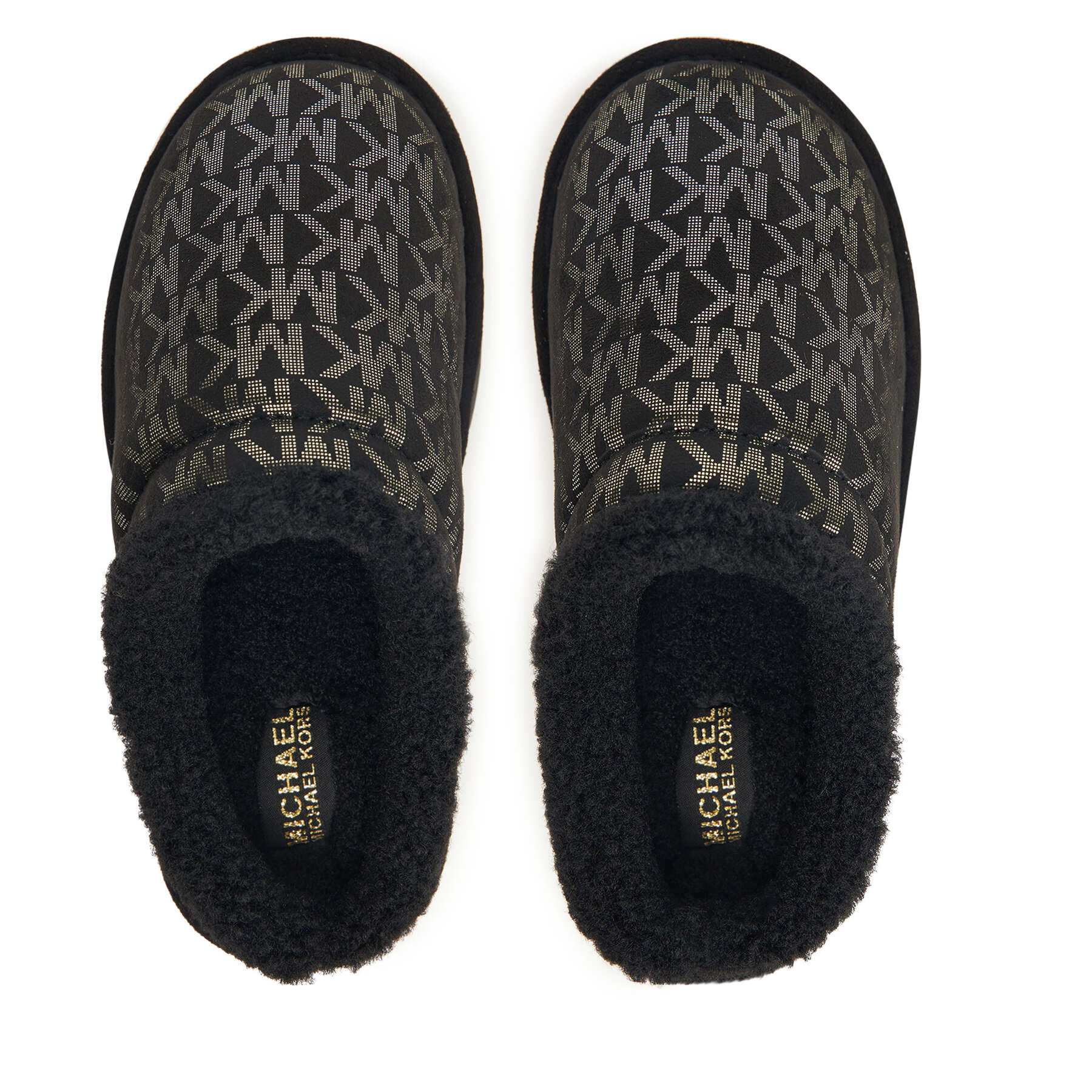 Papuci de casă MICHAEL Michael Kors MK03782001 Negru