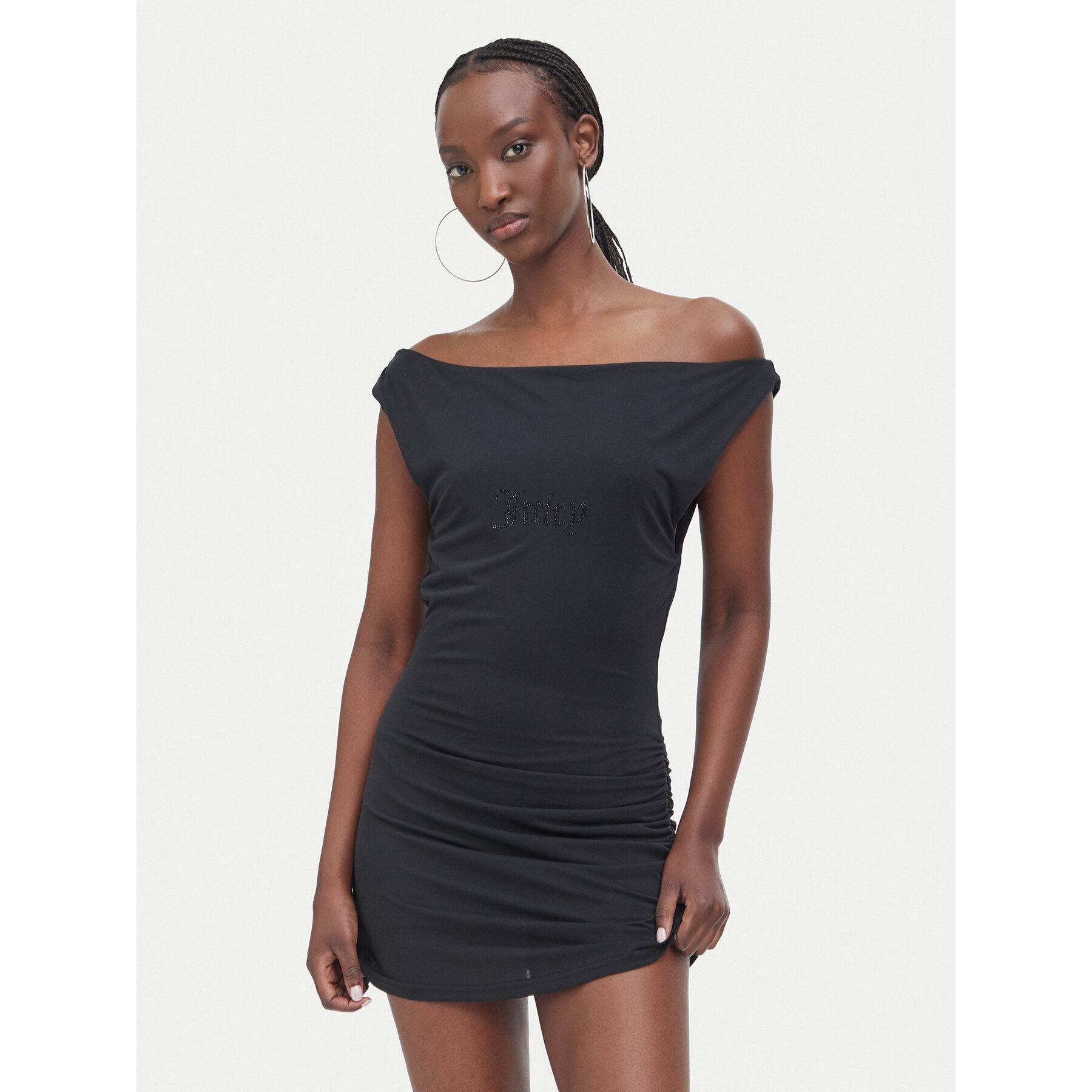 Juicy Couture Haljina za svaki dan JCWED226330 Crna Slim Fit