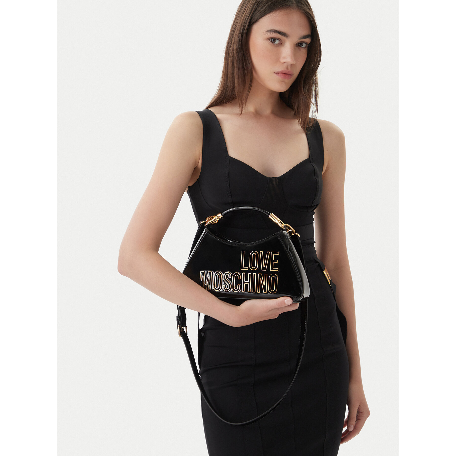 Geantă LOVE MOSCHINO JC4248PP0OKE100A Negru
