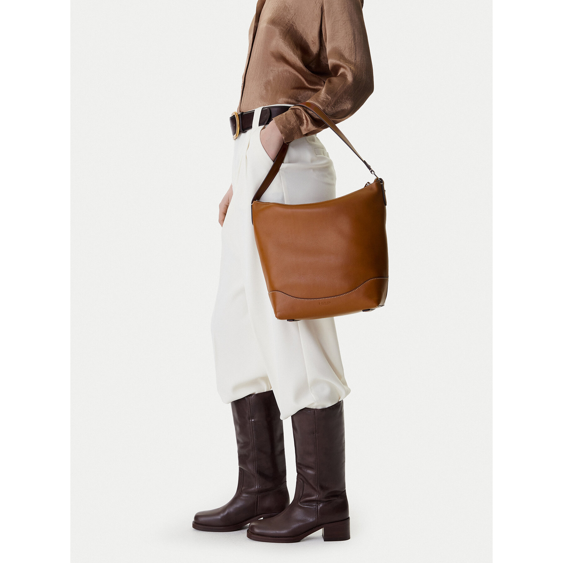 Geantă LAUREN RALPH LAUREN 431P03419001 Maro