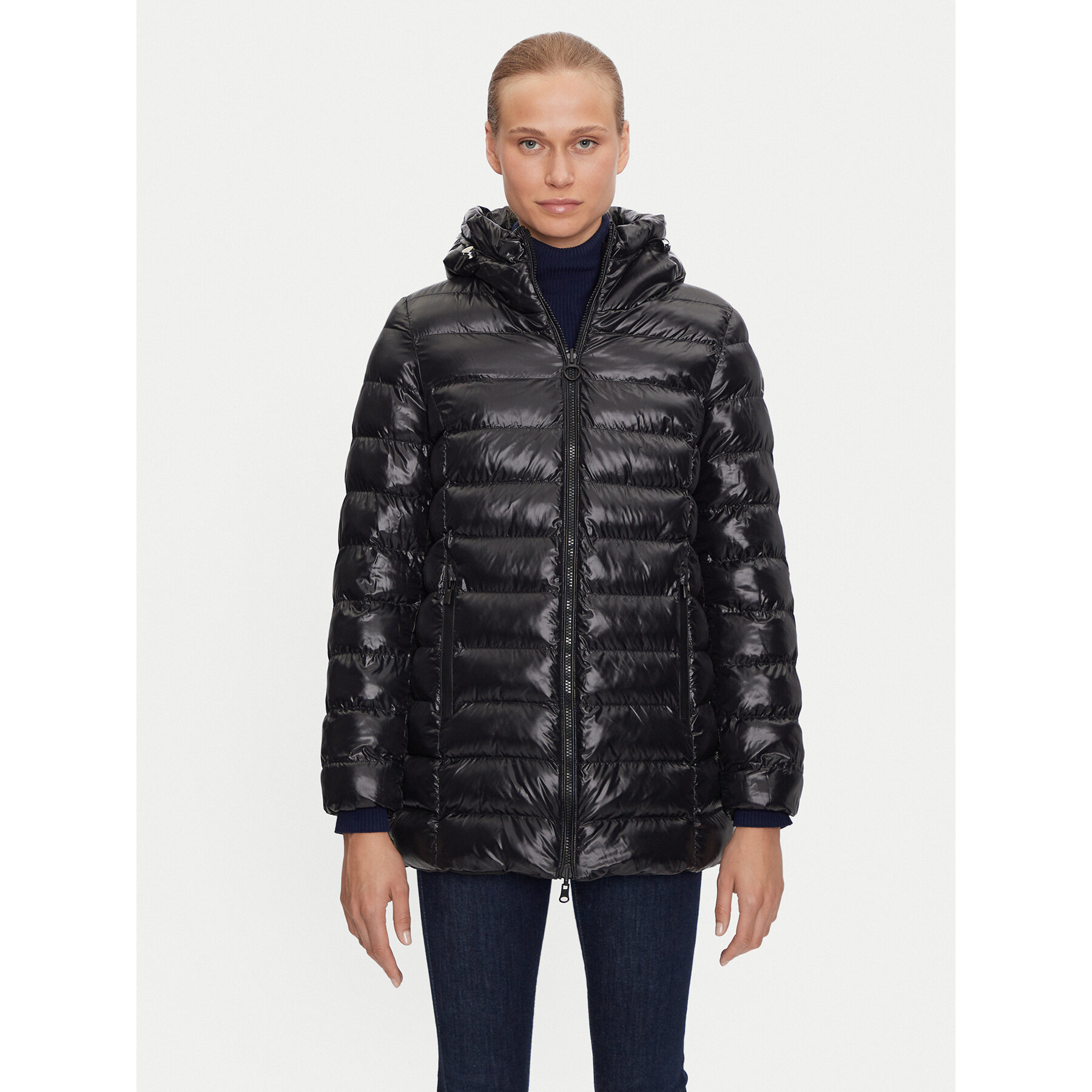 Geox Winterjacke Zosma W4628A TC191 F0284 Schwarz Regular Fit