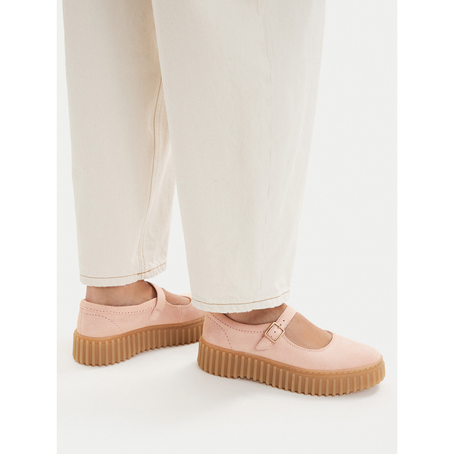 Poltopánky Clarks Torhill Jane 26186306 Ružová