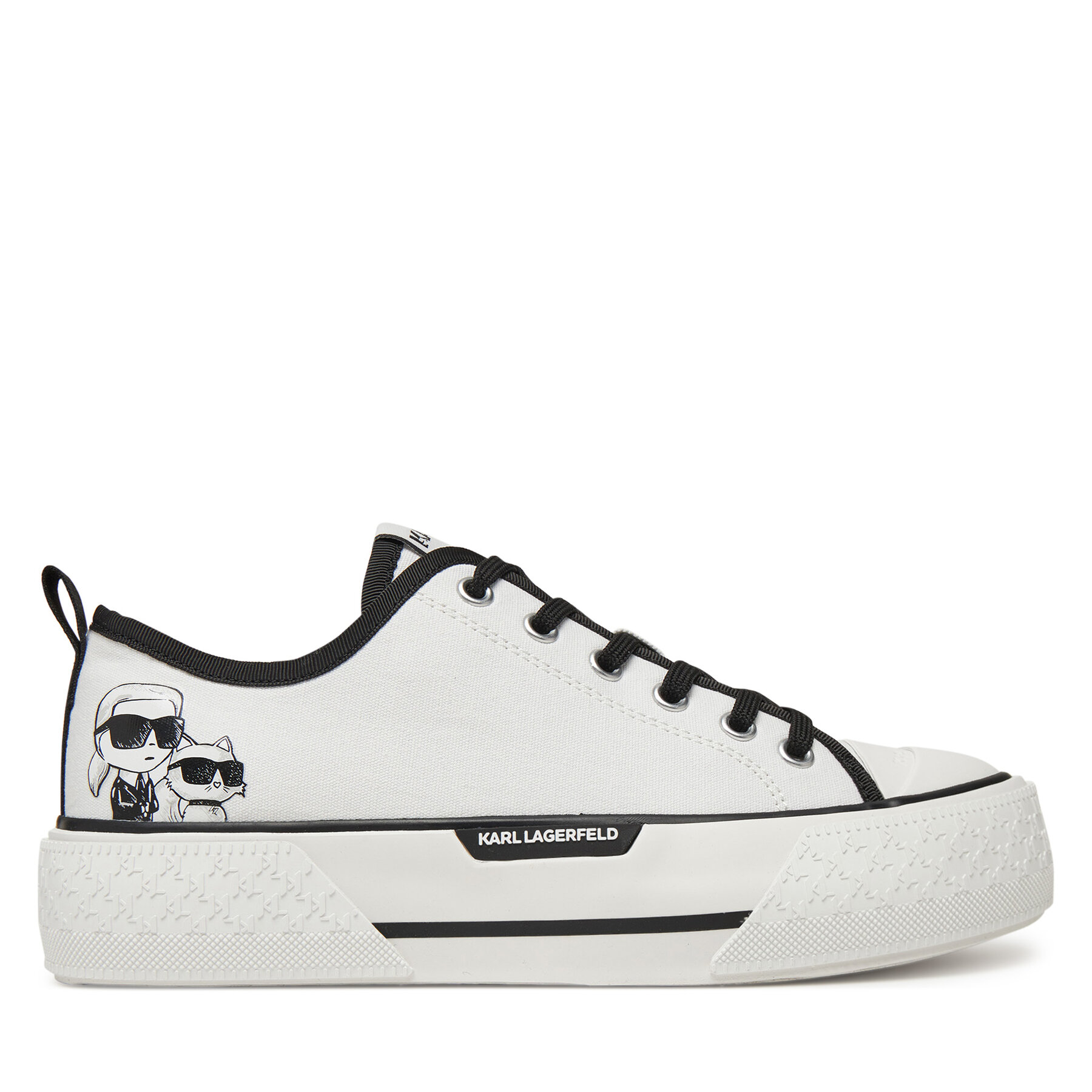 Plátenky KARL LAGERFELD KL60614T Biela
