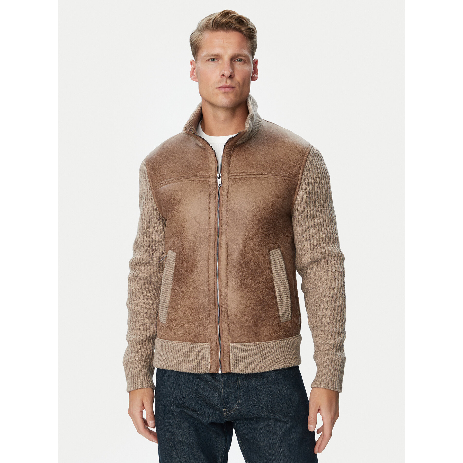 Milestone Übergangsjacke MSCervo 630813 60940 Braun Regular Fit