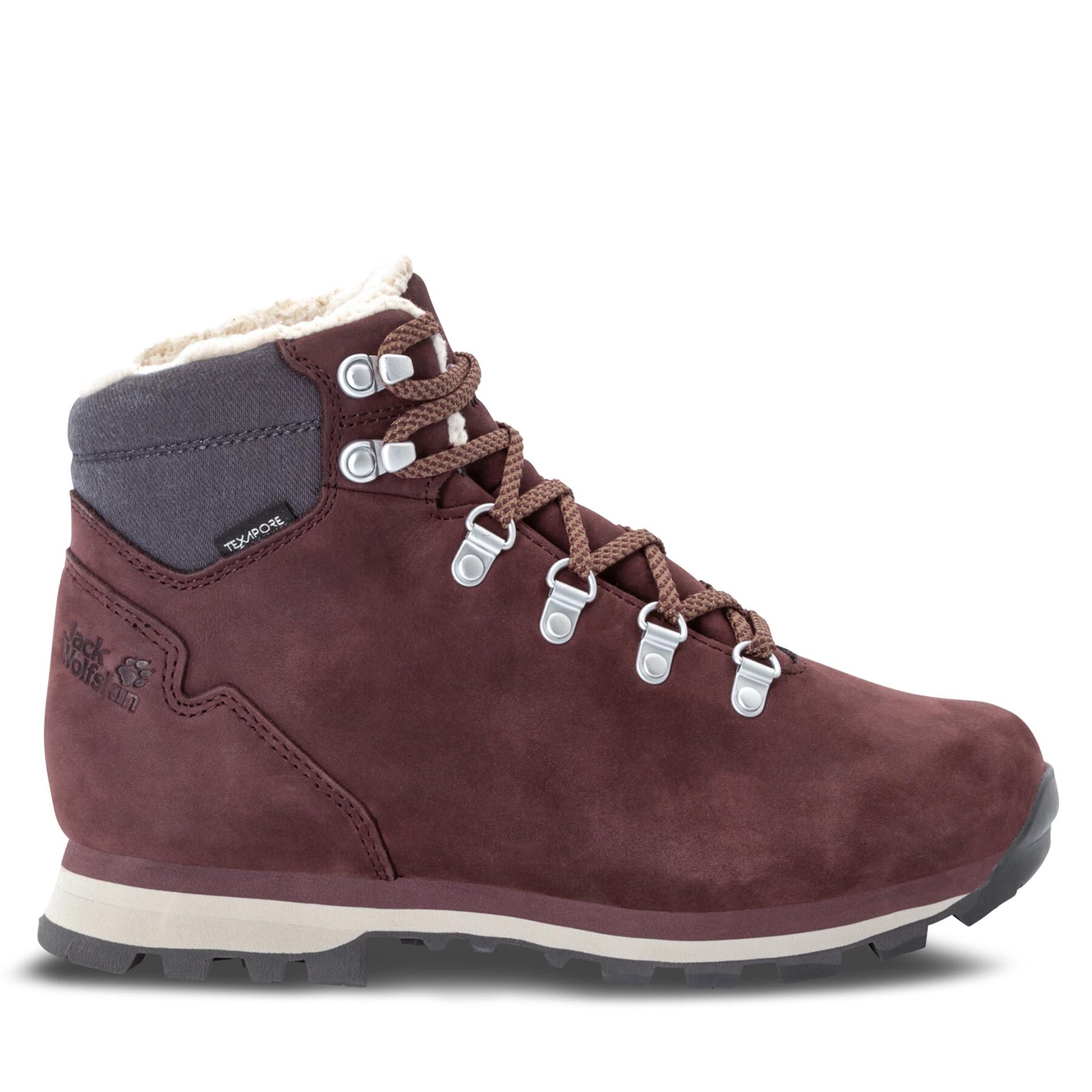 Botas de trekking Jack Wolfskin Thunder Bay Texapore Mid W 4053681 Guinda/burdeos