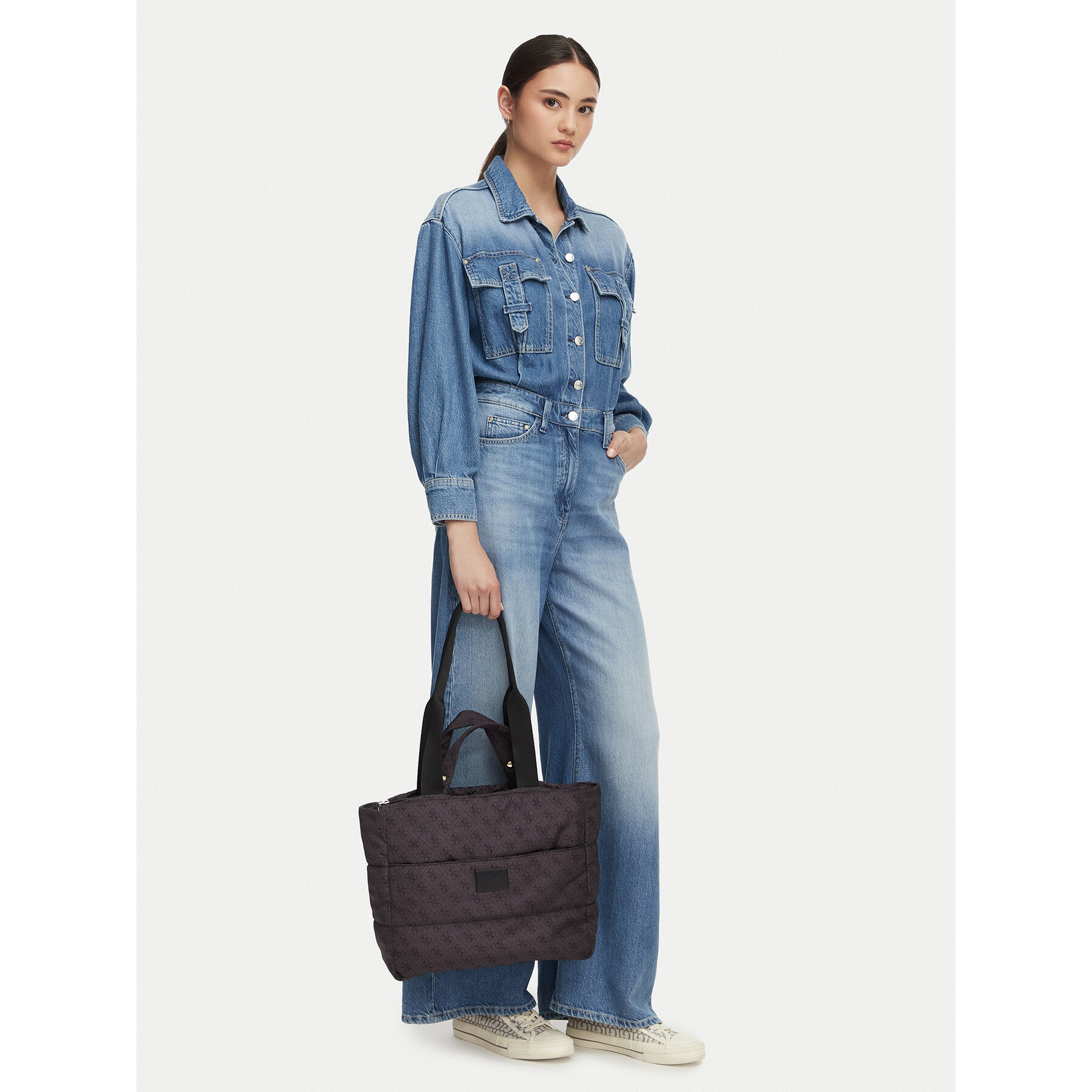Geantă pentru cărucior Guess H6YZ20 W2776 Negru